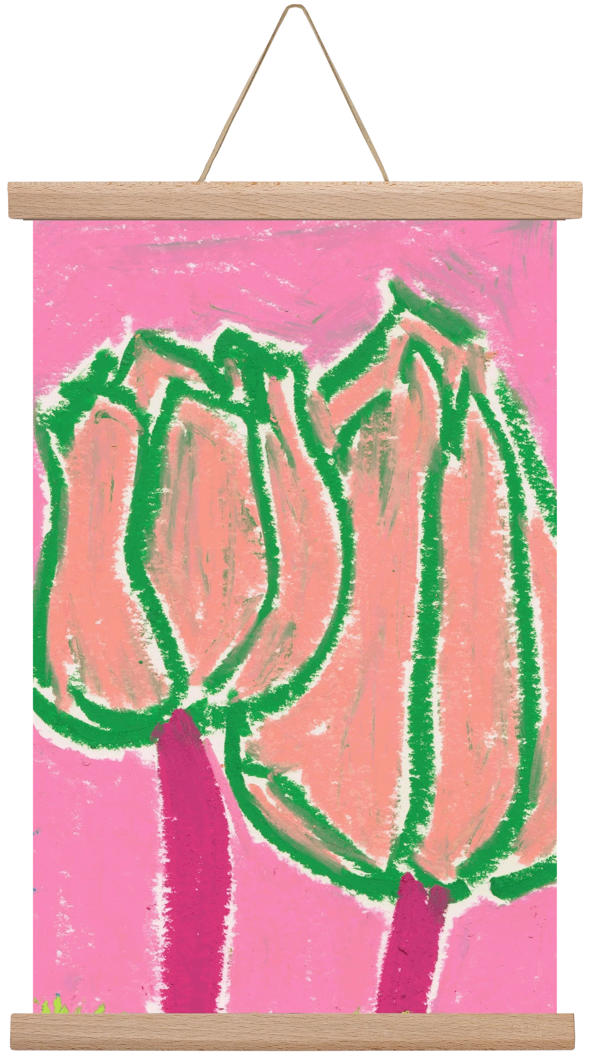 Pink tulips - artbridge