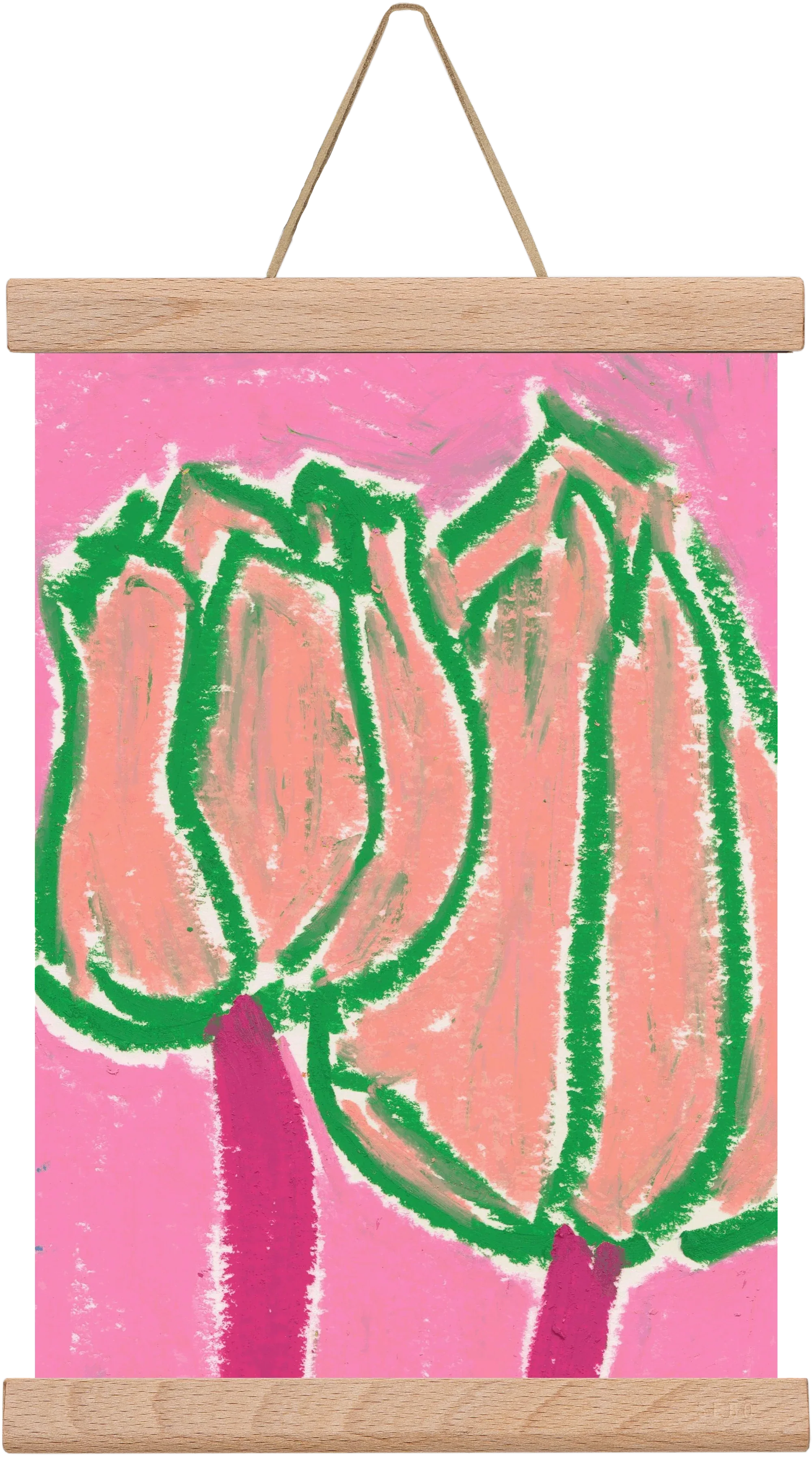 Pink tulips - artbridge