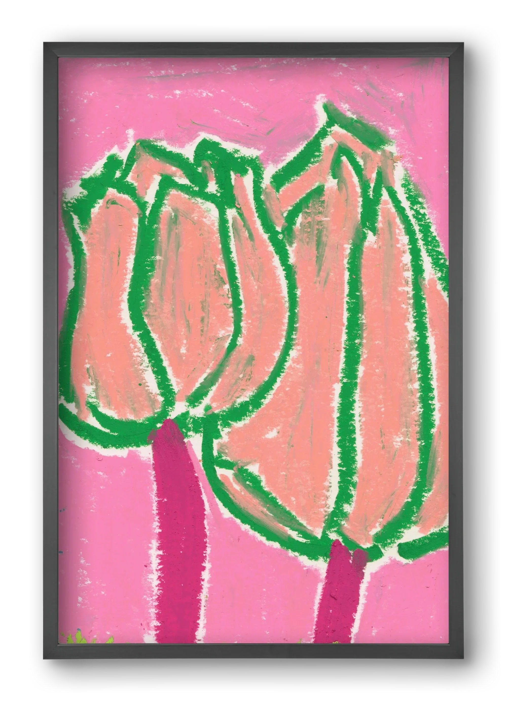 Pink tulips - artbridge