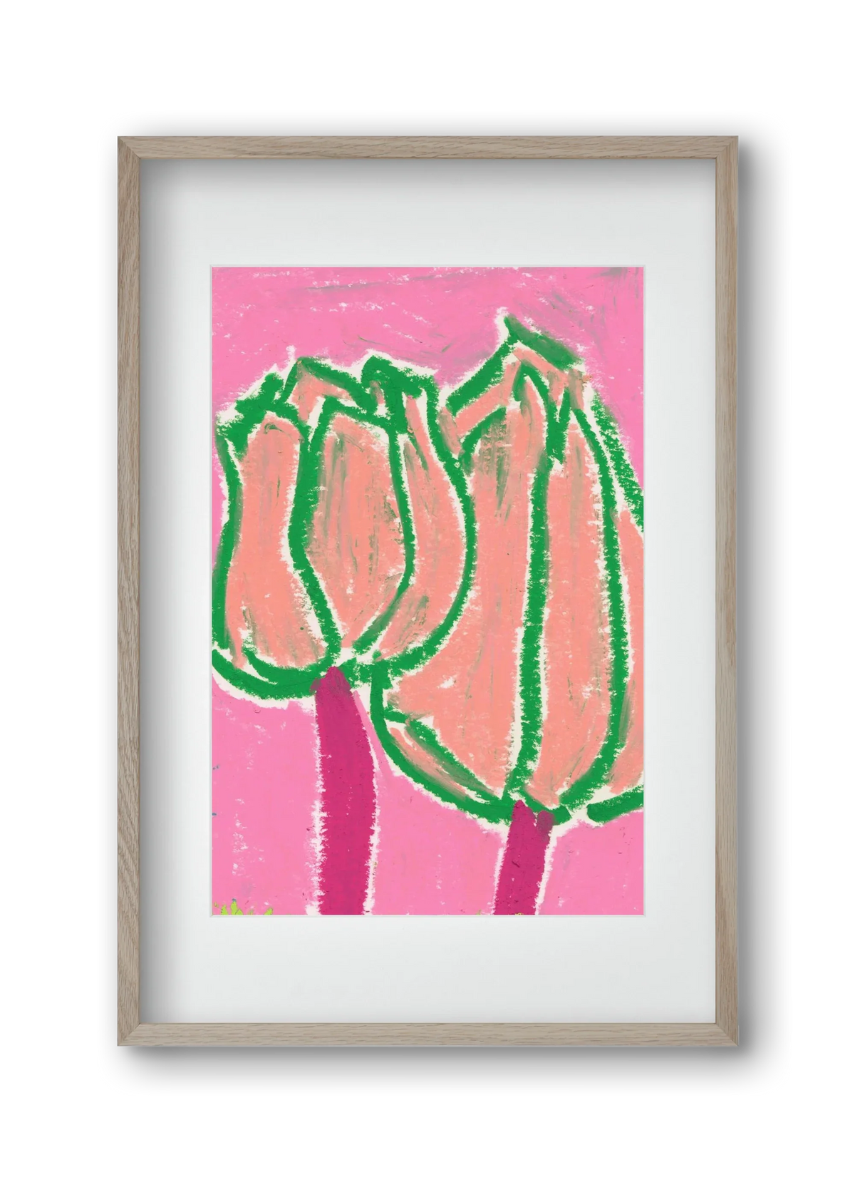 Pink tulips - artbridge