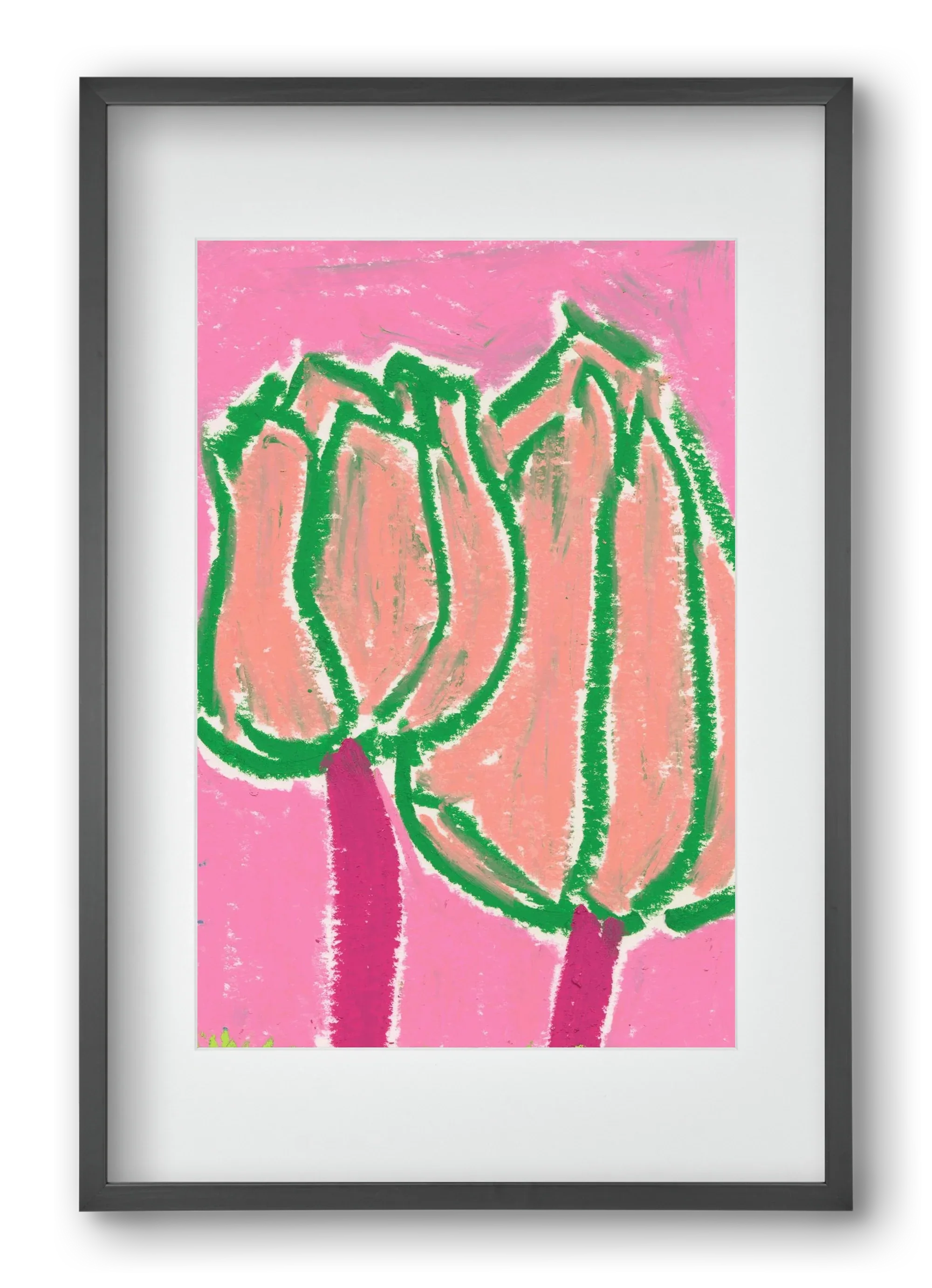 Pink tulips - artbridge
