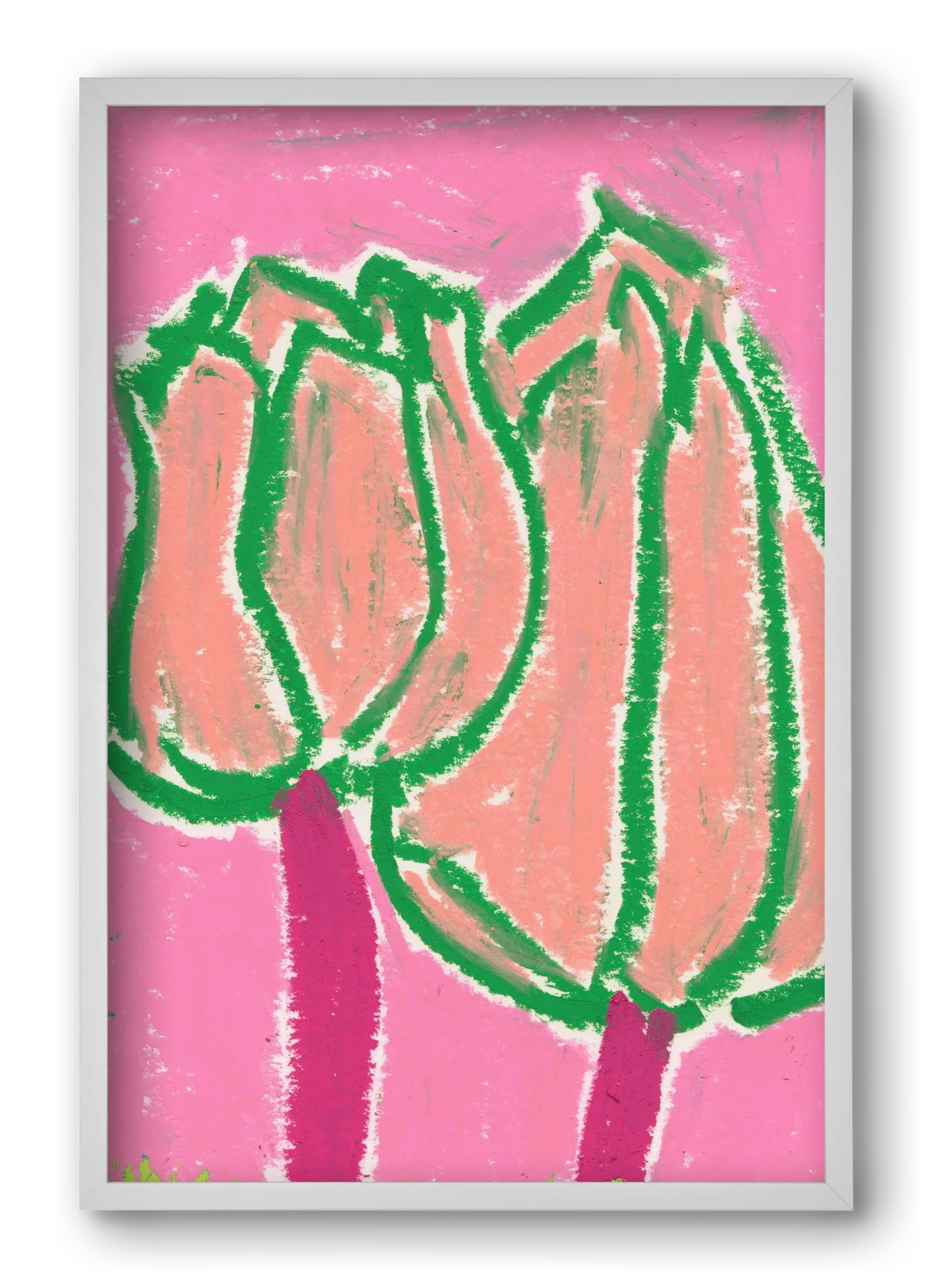 Pink tulips - artbridge