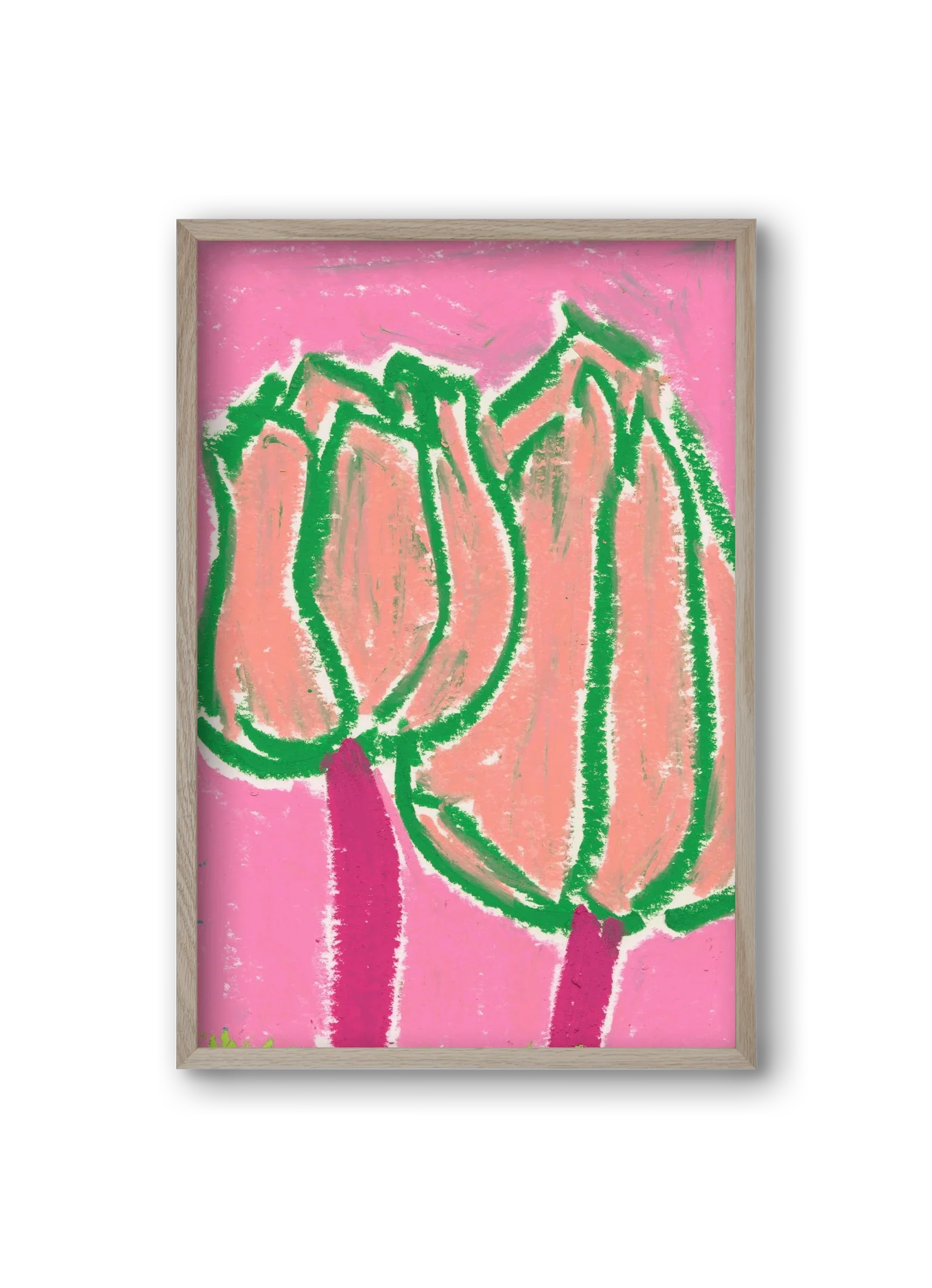 Pink tulips - artbridge