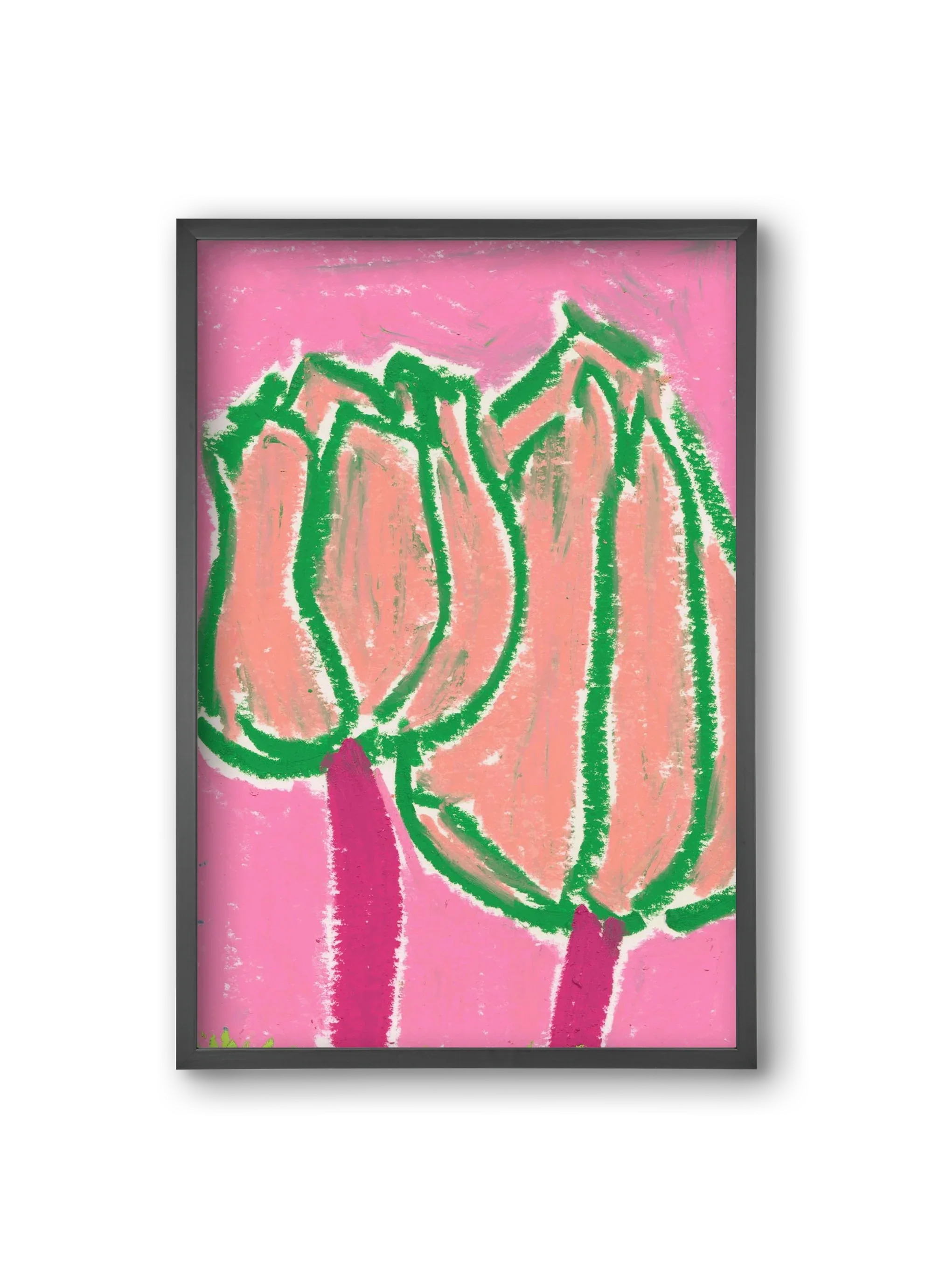 Pink tulips - artbridge