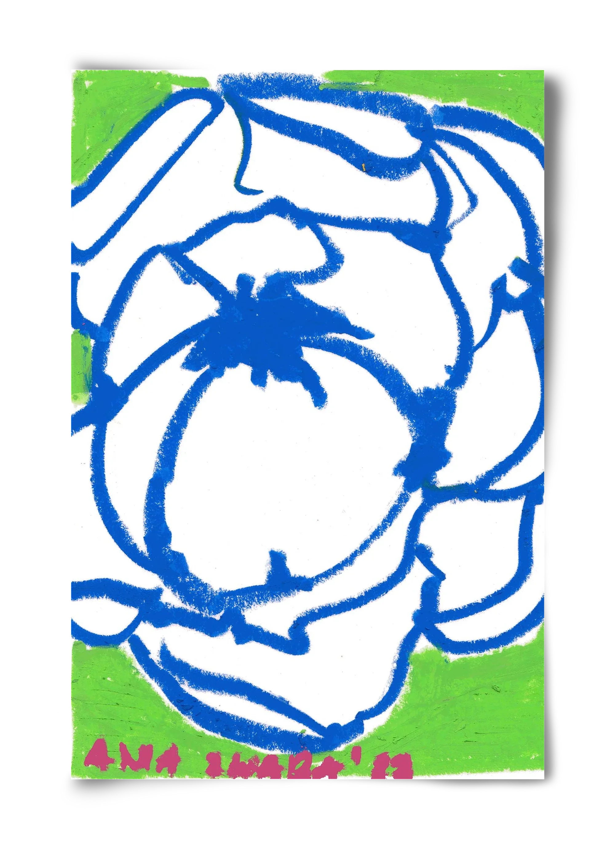 Blue peony - artbridge