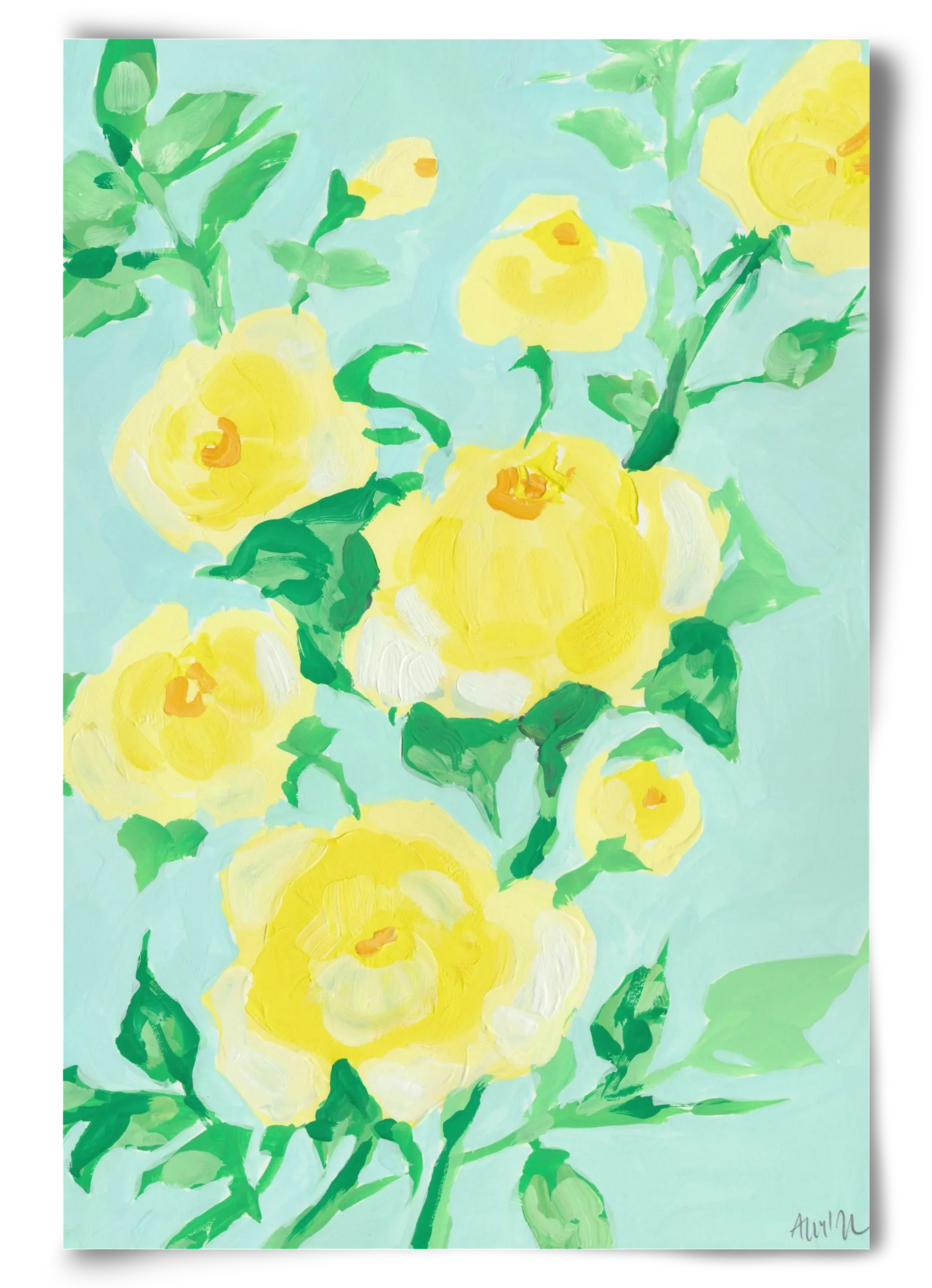 Lemon roses - artbridge