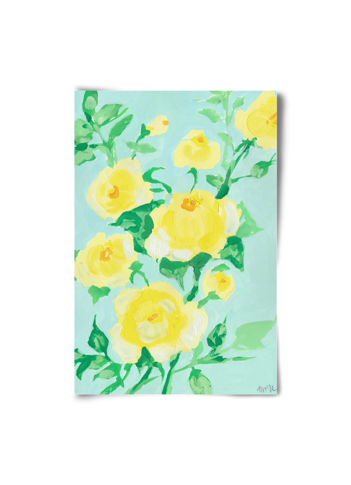 Lemon roses - artbridge