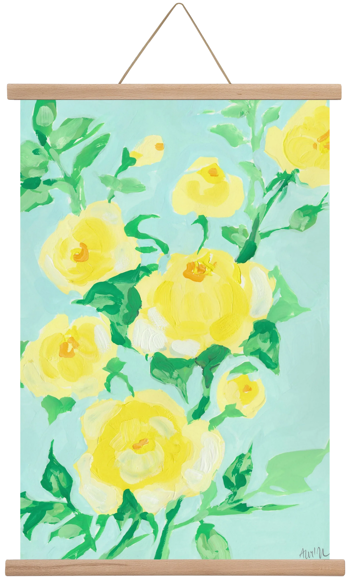 Lemon roses - artbridge