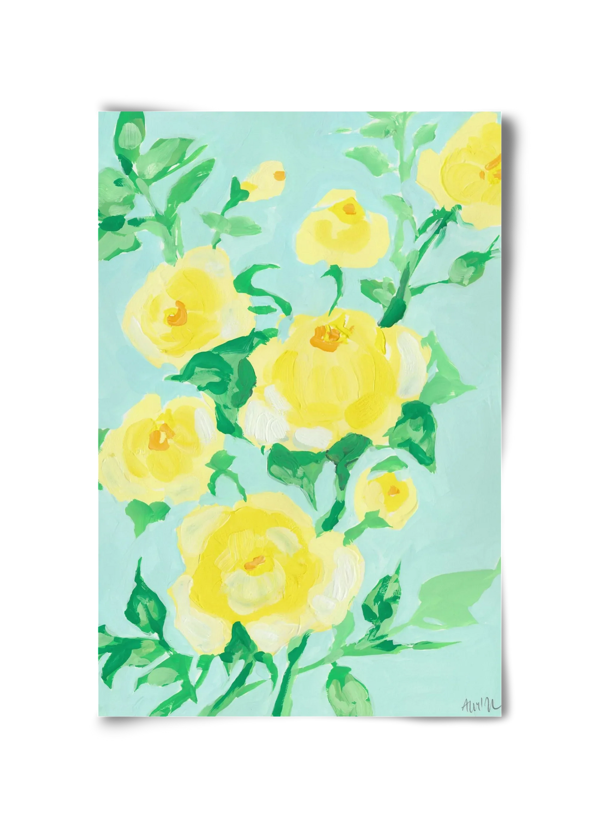 Lemon roses - artbridge