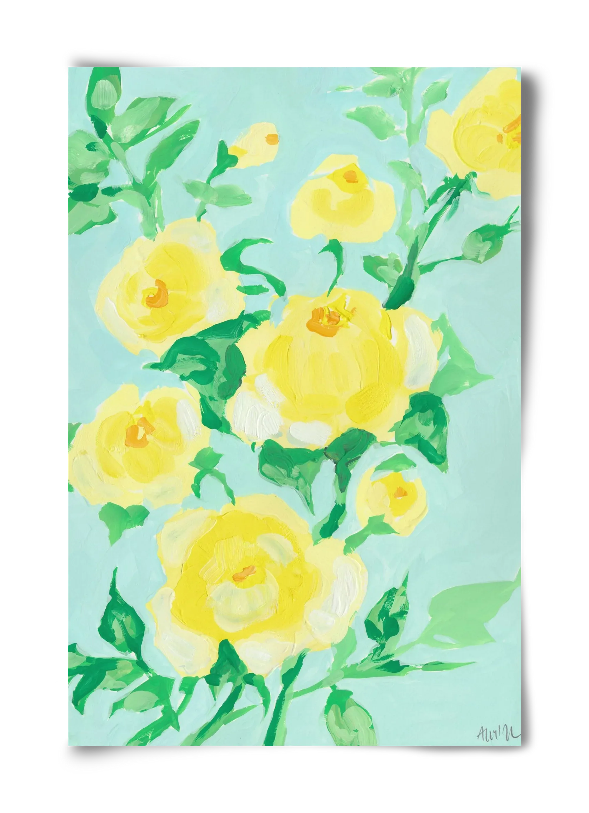 Lemon roses - artbridge
