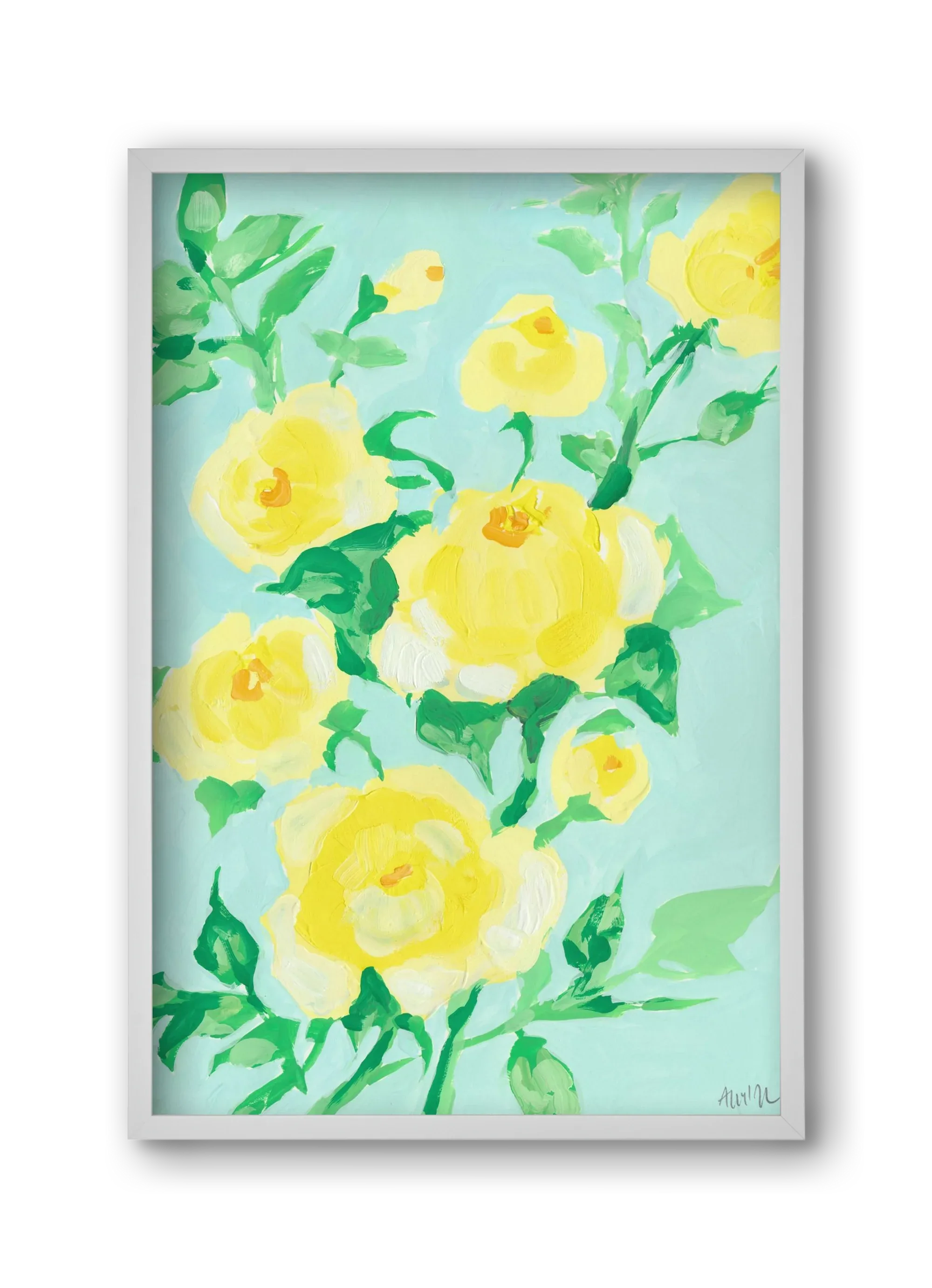 Lemon roses - artbridge