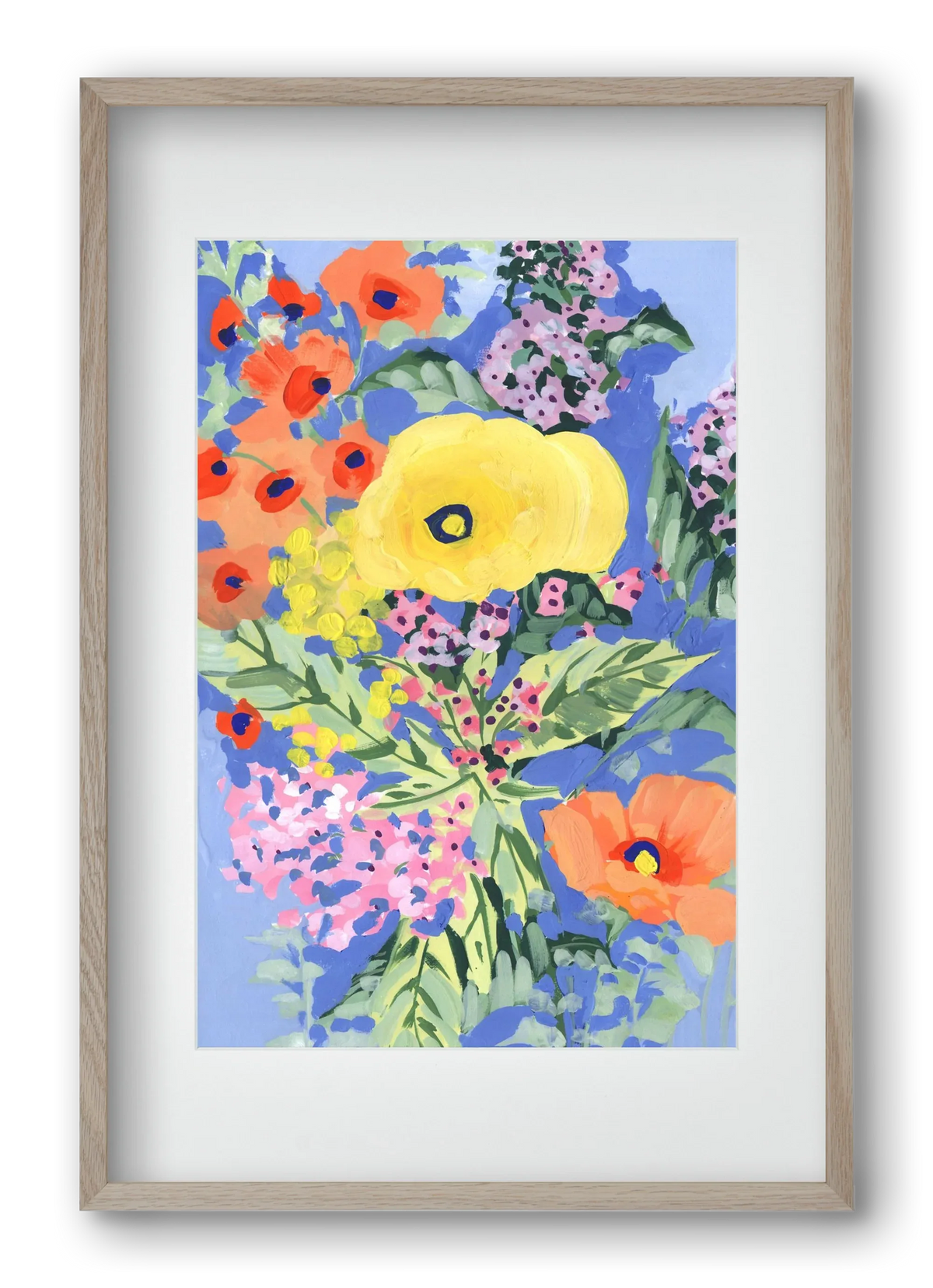 Yellow and orange poppies - artbridge
