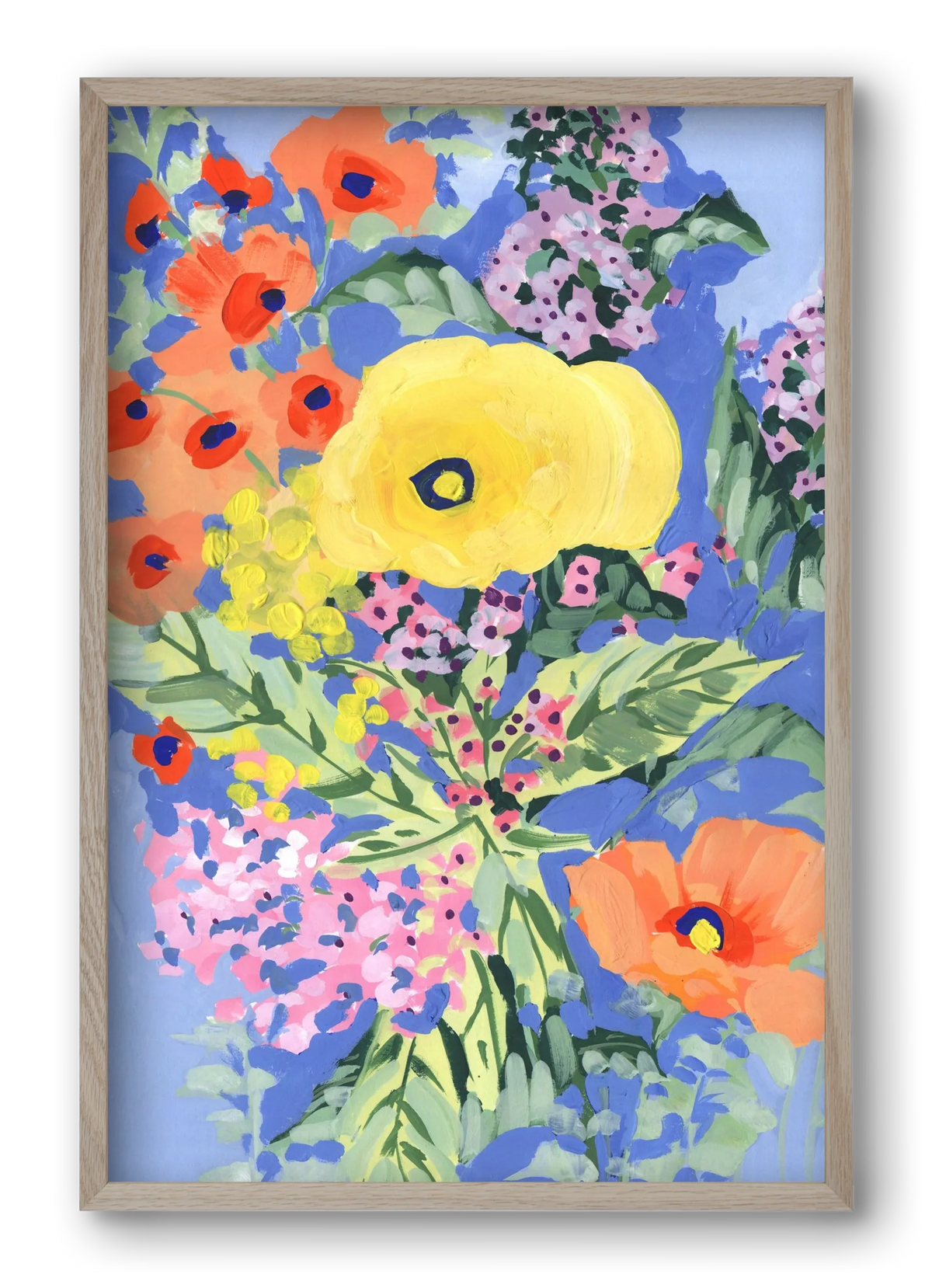 Yellow and orange poppies - artbridge