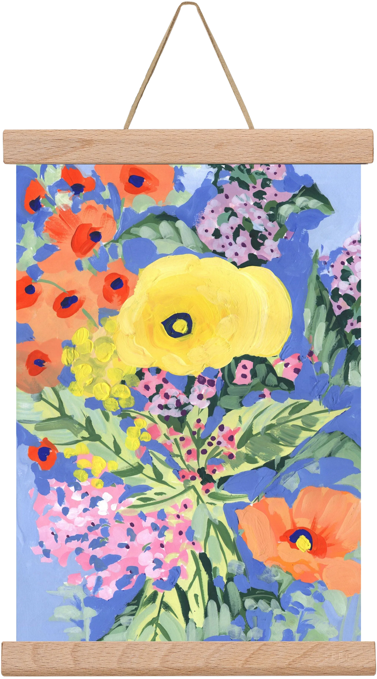 Yellow and orange poppies - artbridge