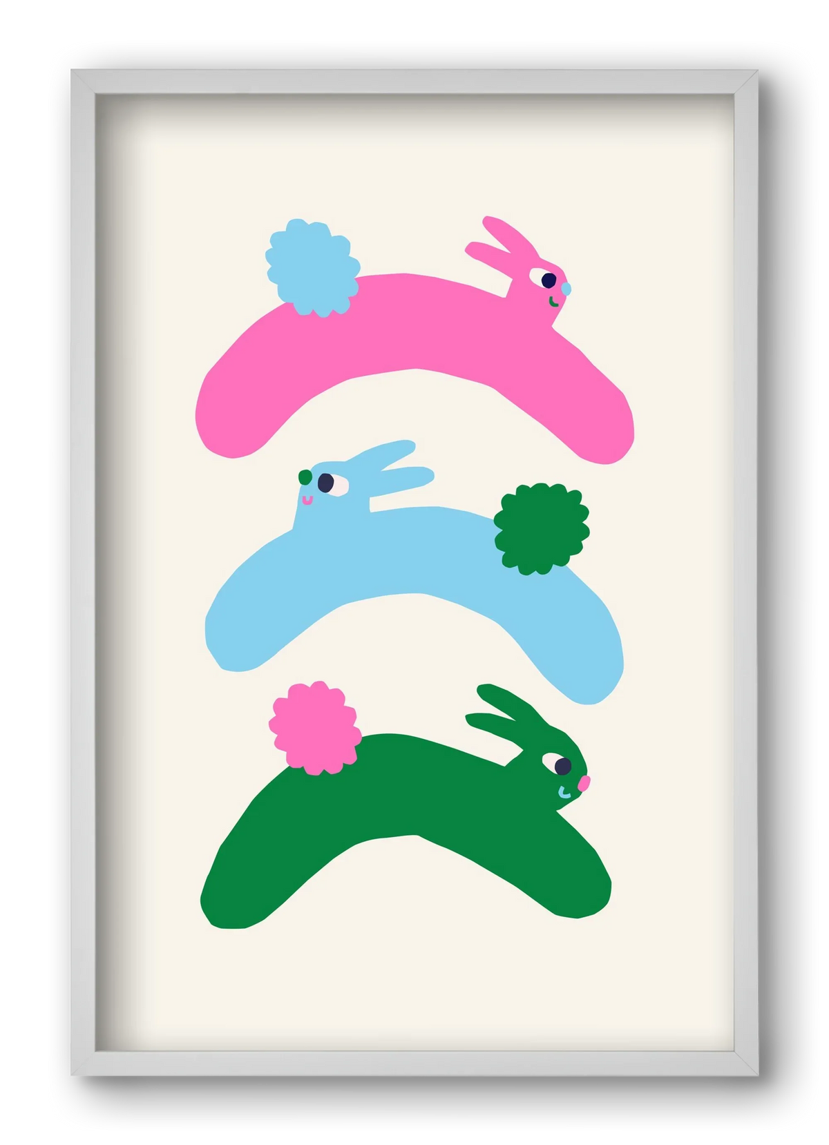 Colourful Bunnies - artbridge