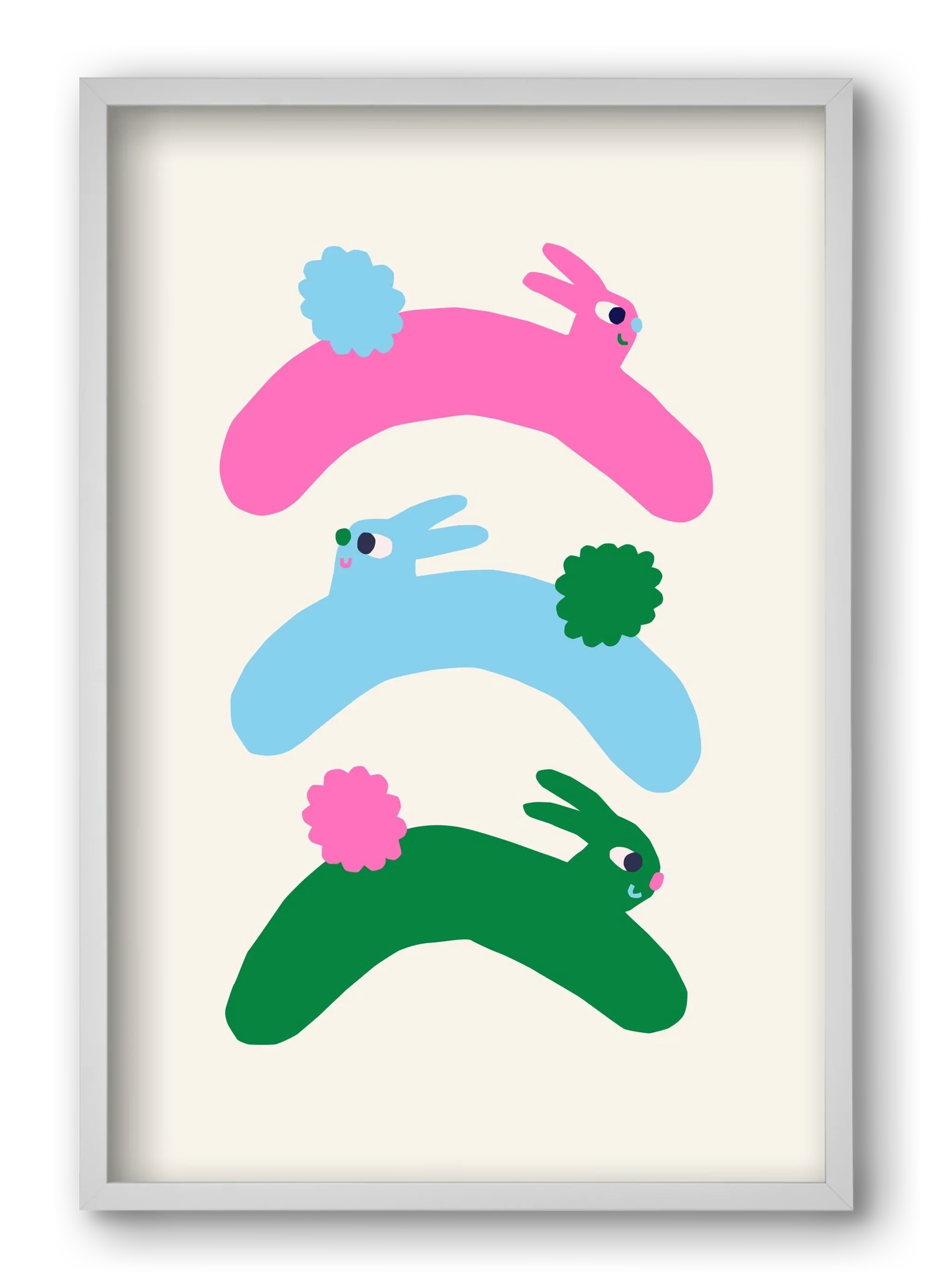 Colourful Bunnies - artbridge