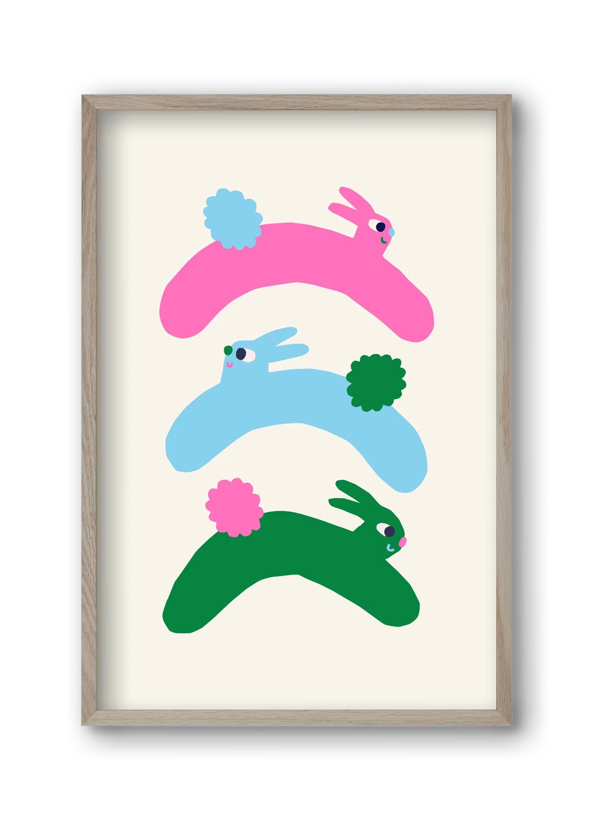 Colourful Bunnies - artbridge