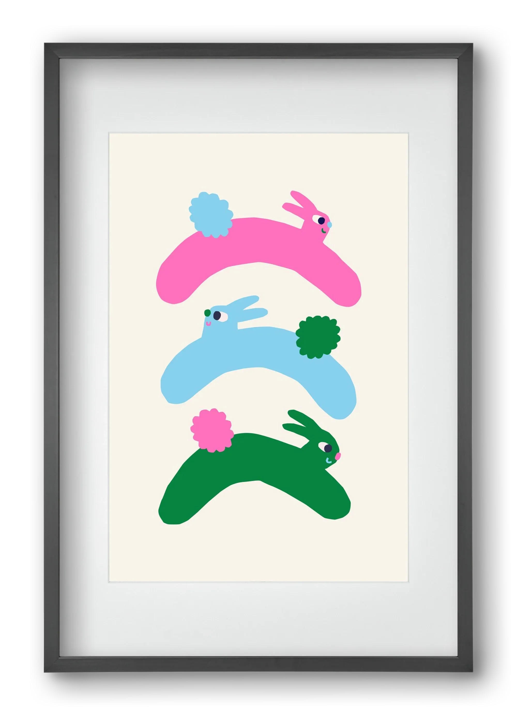 Colourful Bunnies - artbridge