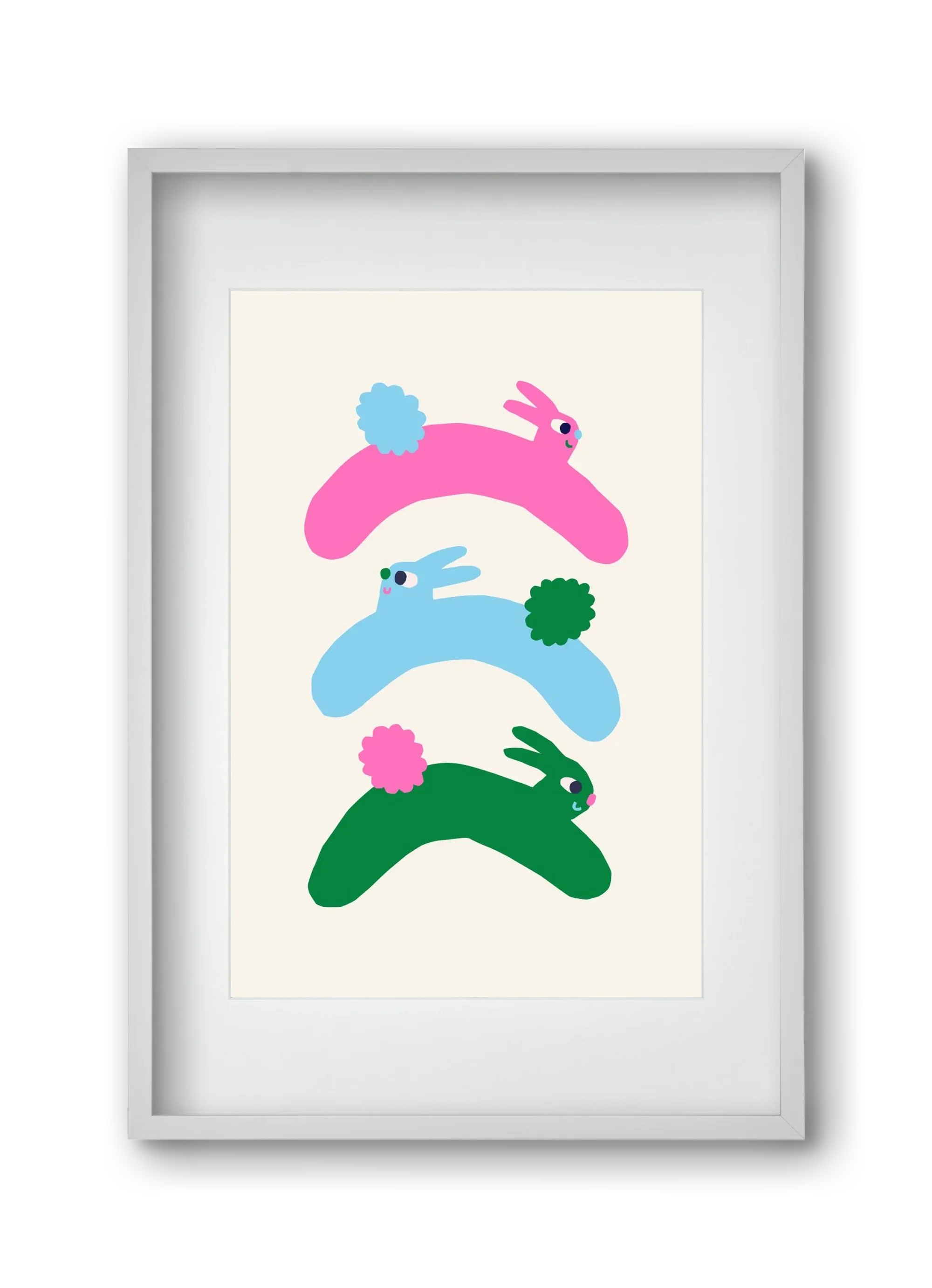 Colourful Bunnies - artbridge