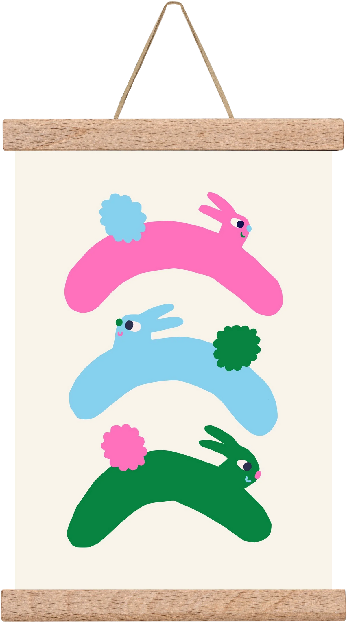 Colourful Bunnies - artbridge