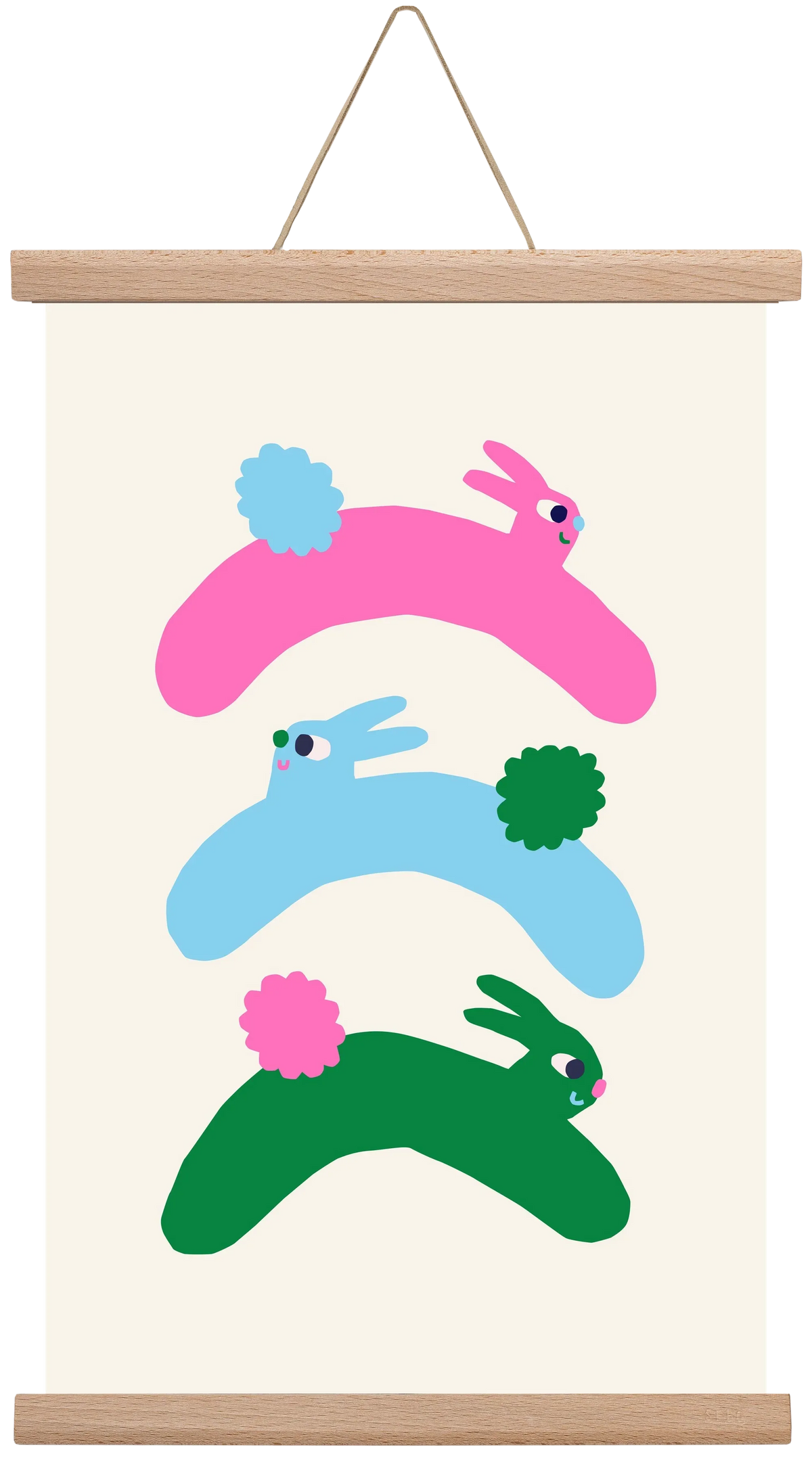 Colourful Bunnies - artbridge