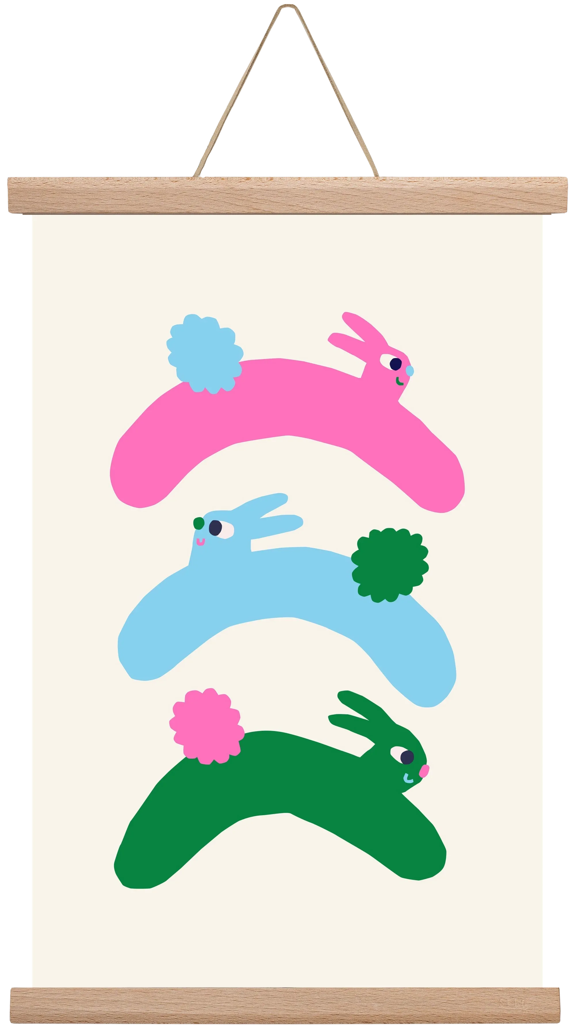 Colourful Bunnies - artbridge