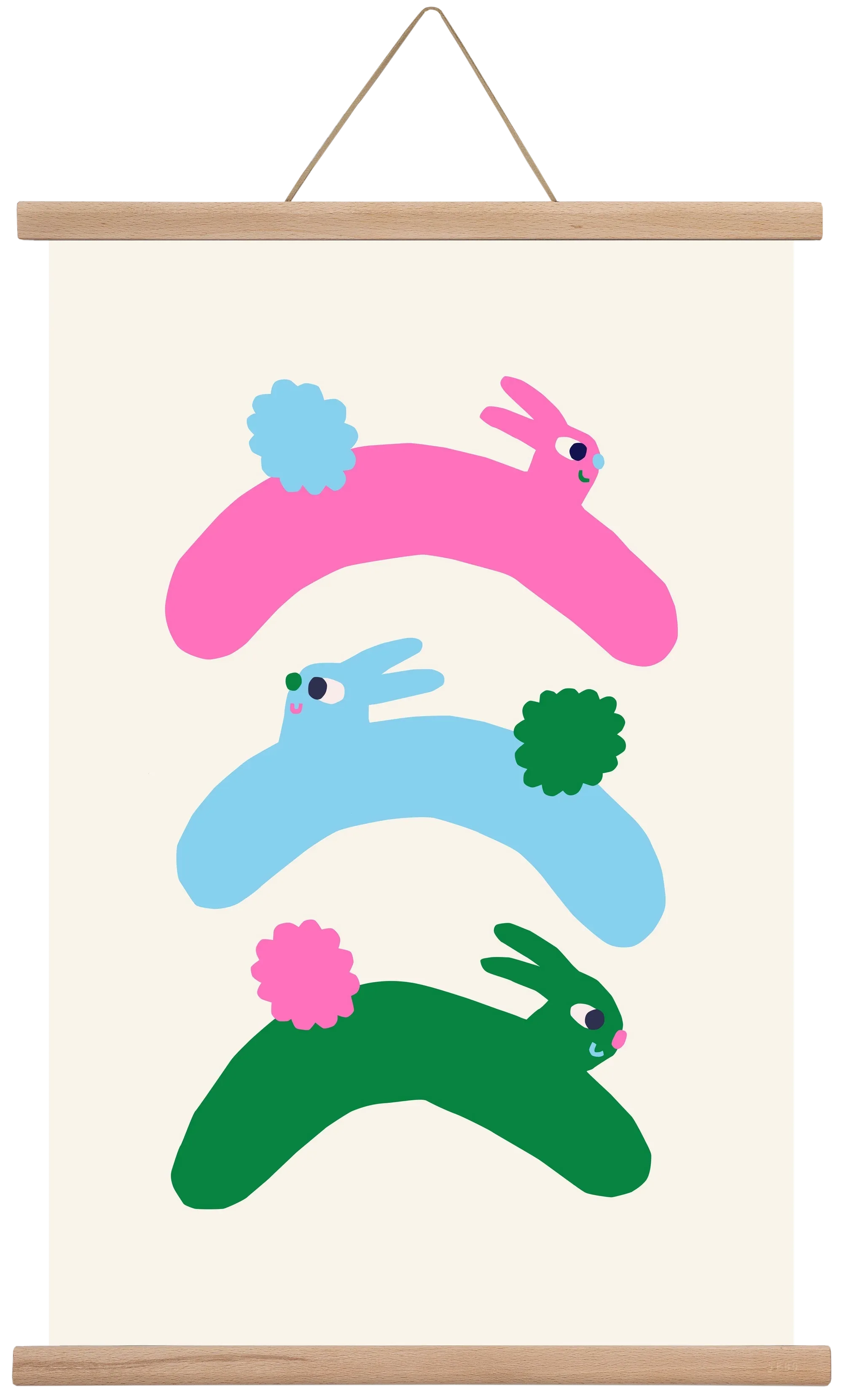 Colourful Bunnies - artbridge