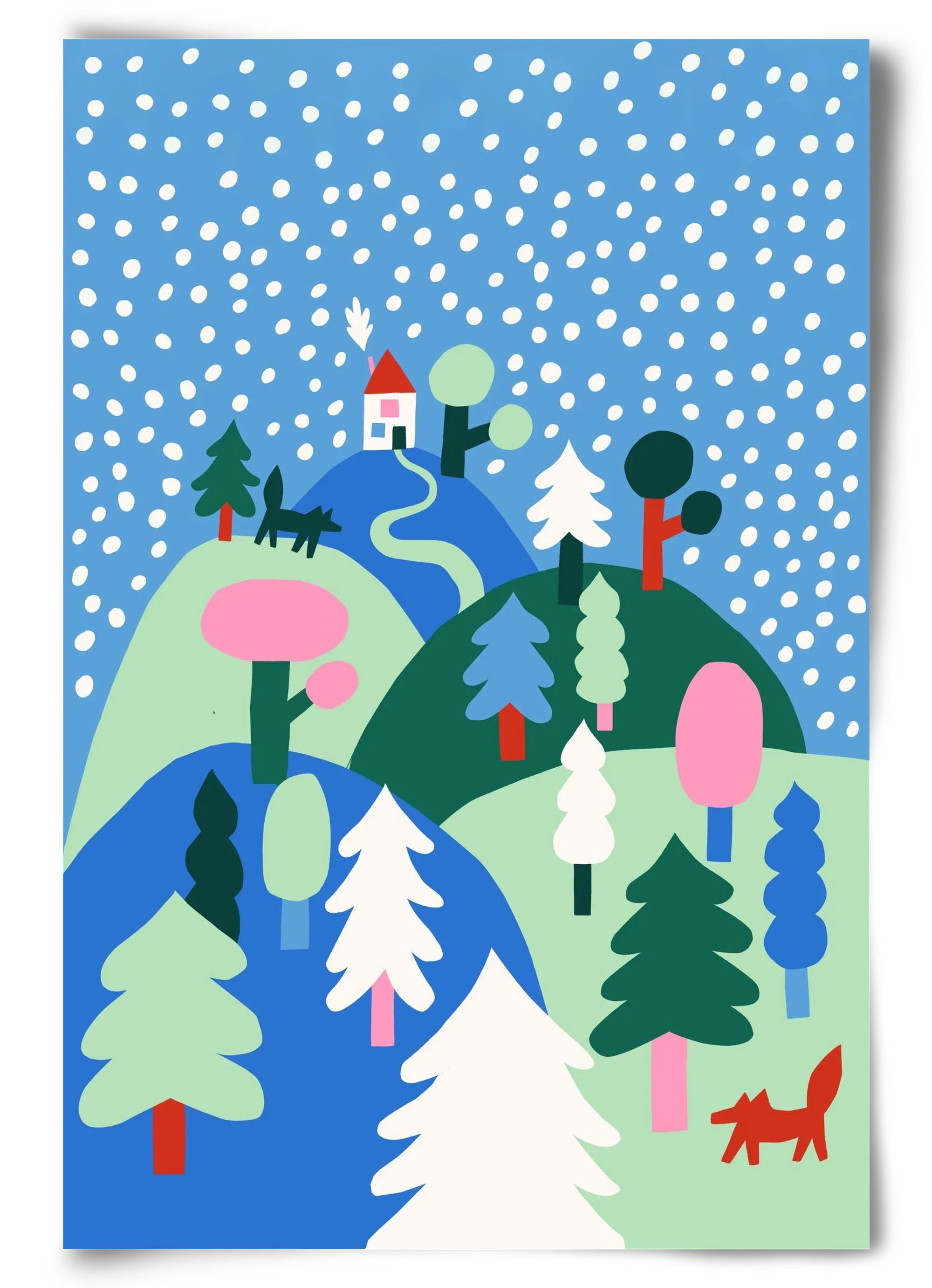 Snowing - artbridge