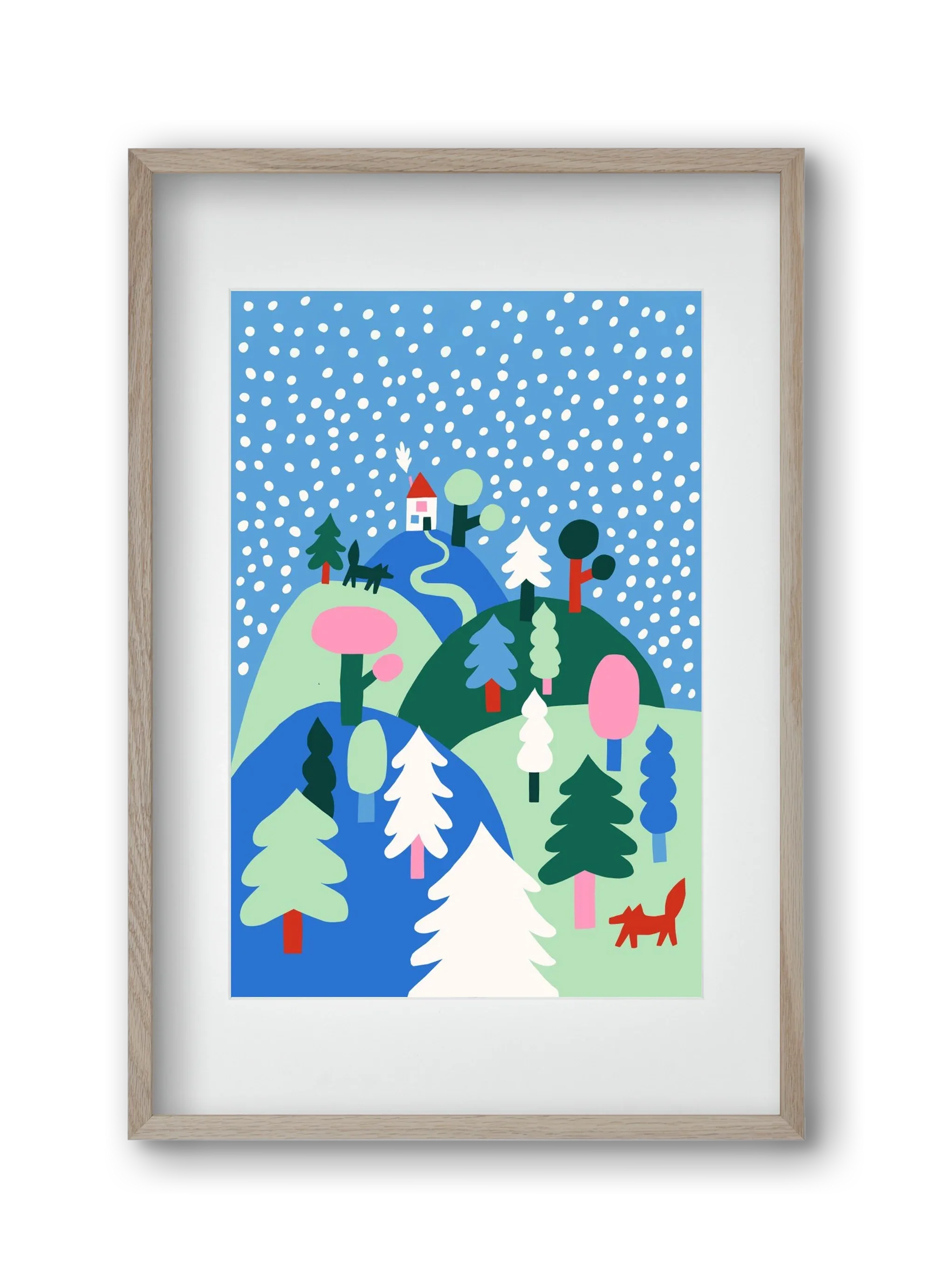 Snowing - artbridge