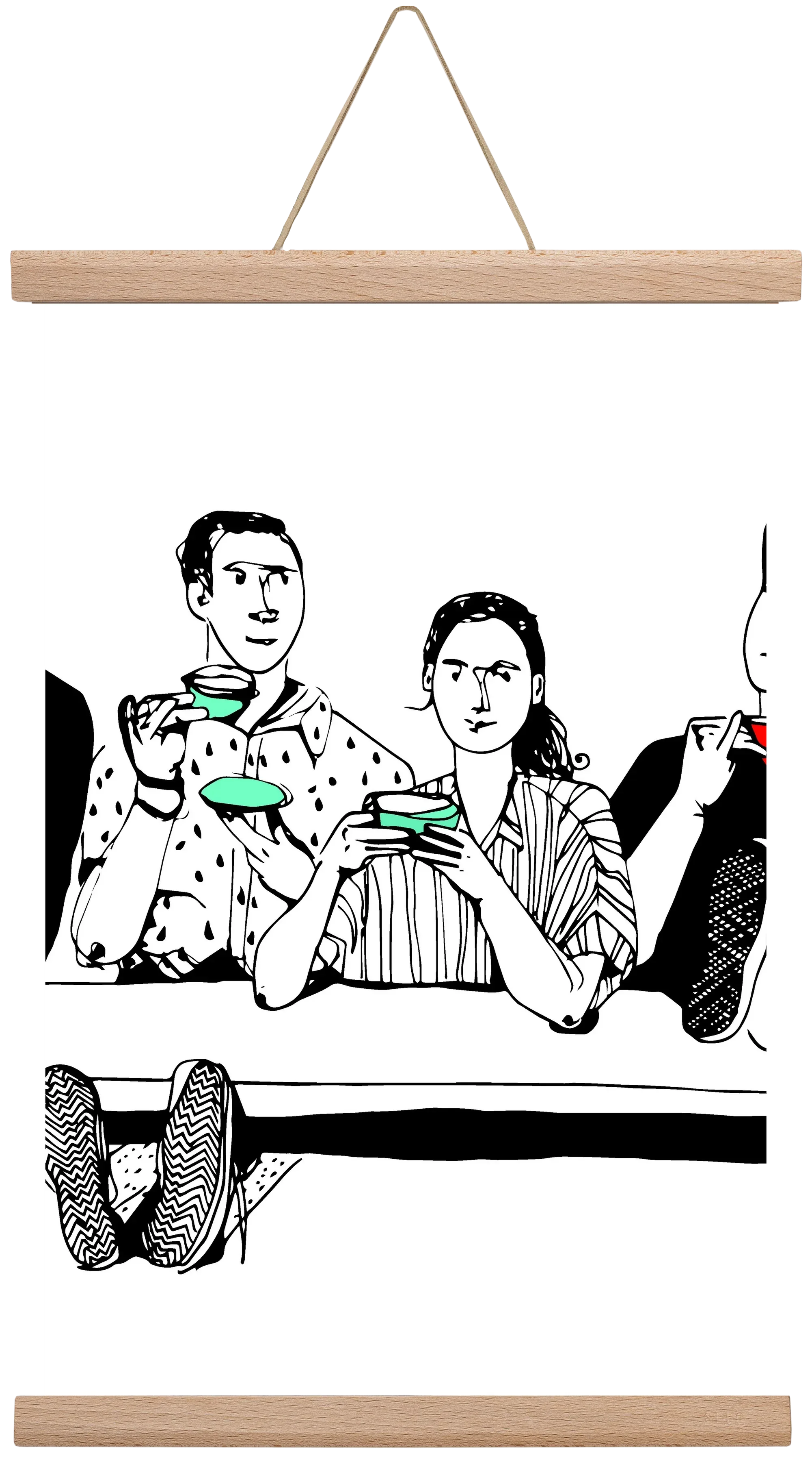coffee with friends - artbridge