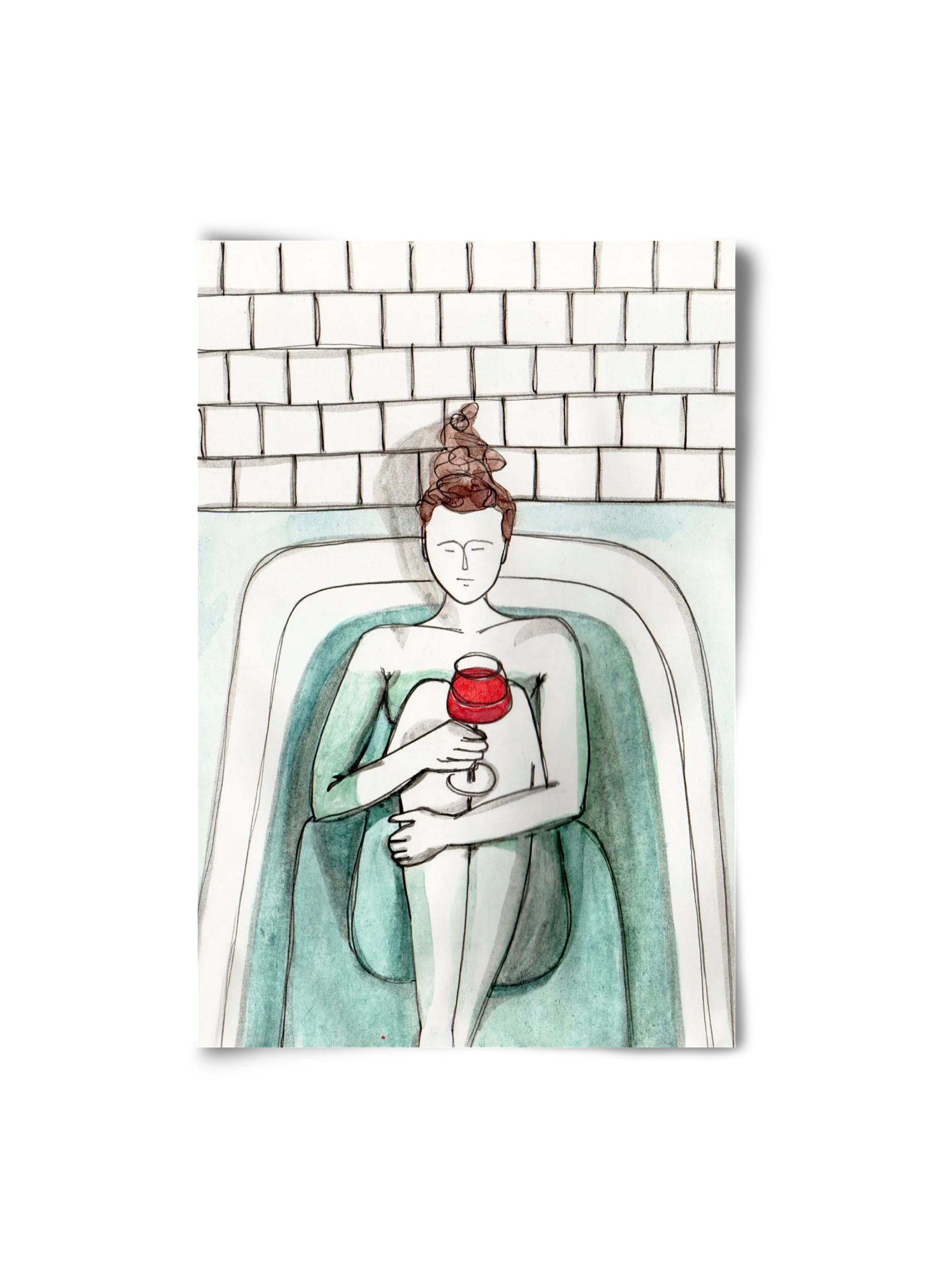 Habfürdő- hab nélkül. Borral. - artbridge