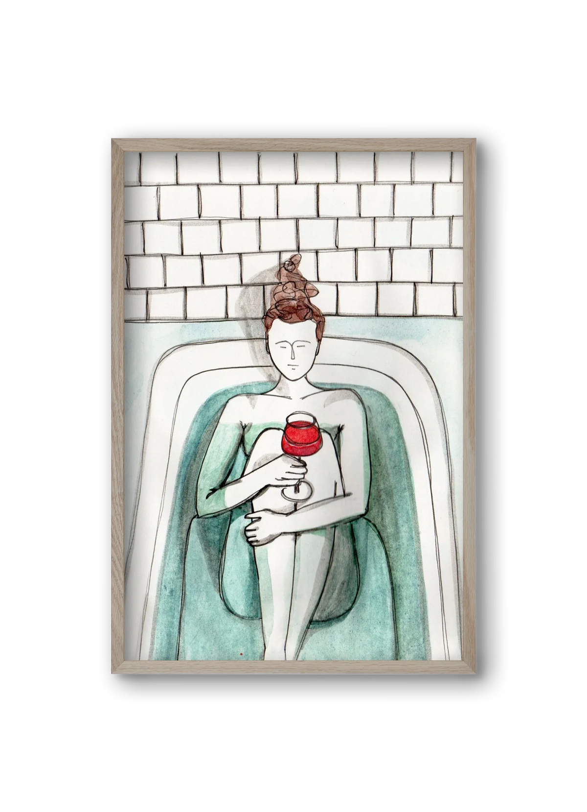 Habfürdő- hab nélkül. Borral. - artbridge