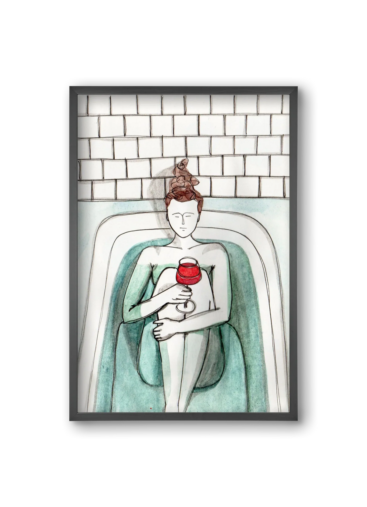 Habfürdő- hab nélkül. Borral. - artbridge