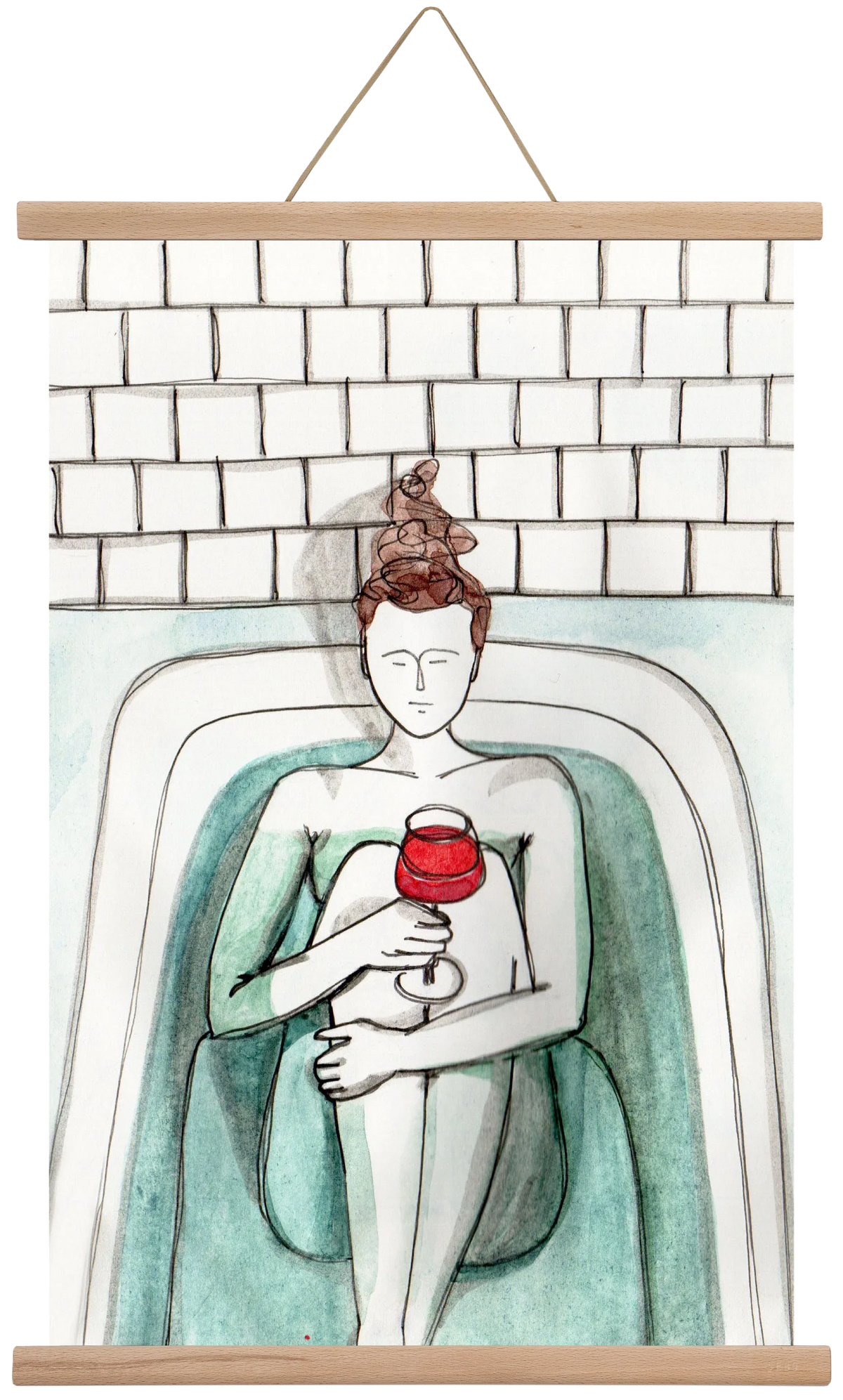 Habfürdő- hab nélkül. Borral. - artbridge