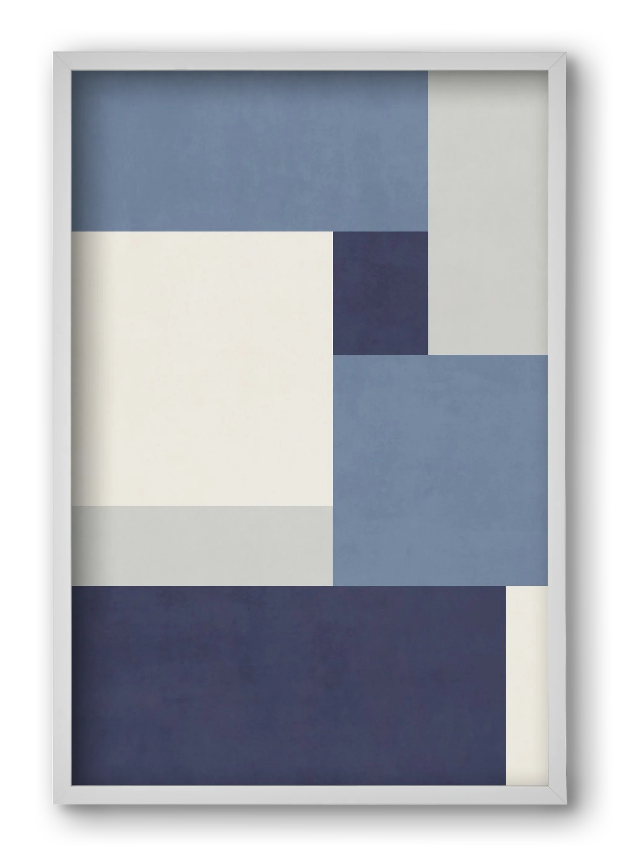 Composition of Geometric Shapes - Blue01 - artbridge
