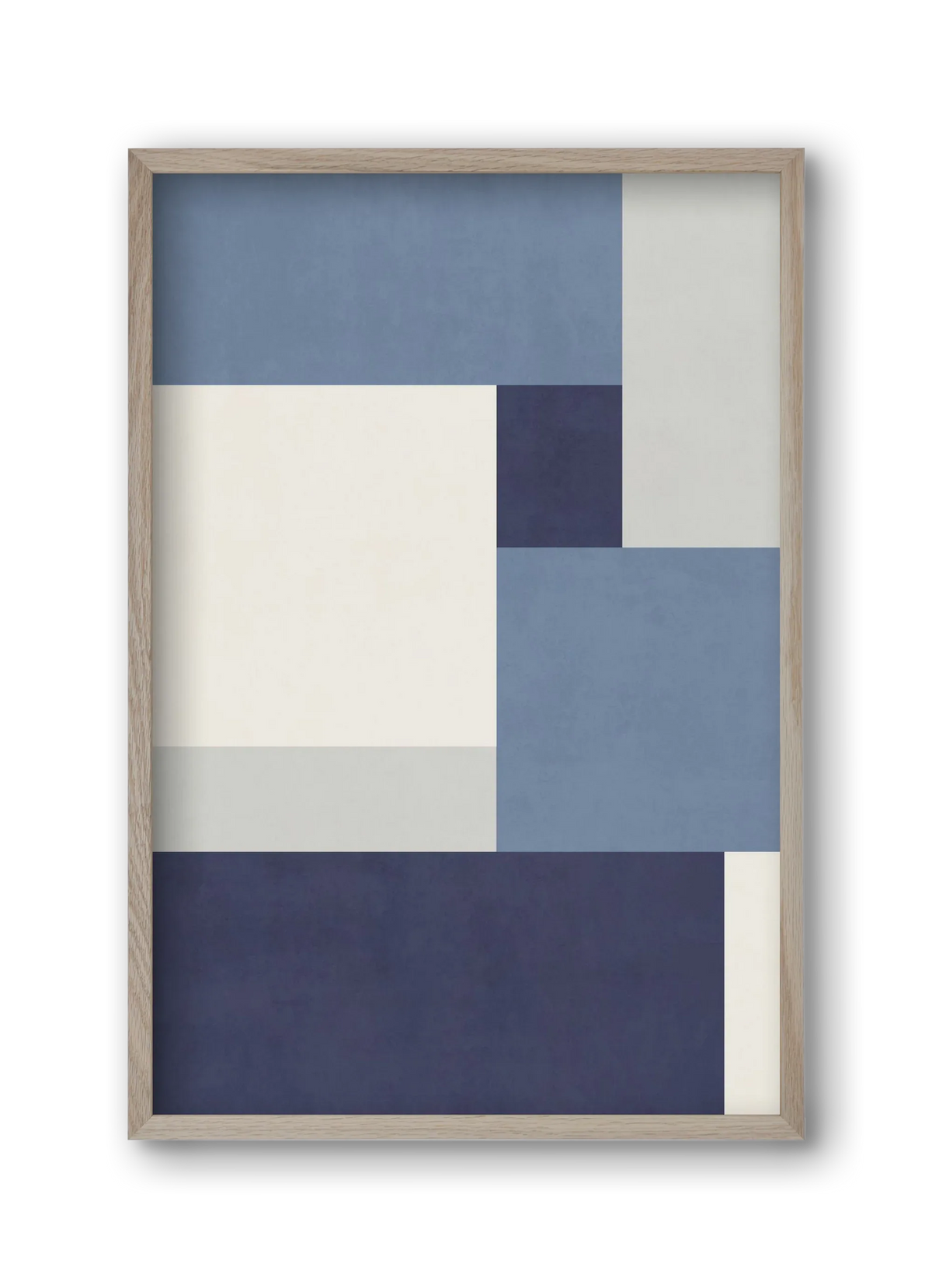 Composition of Geometric Shapes - Blue01 - artbridge