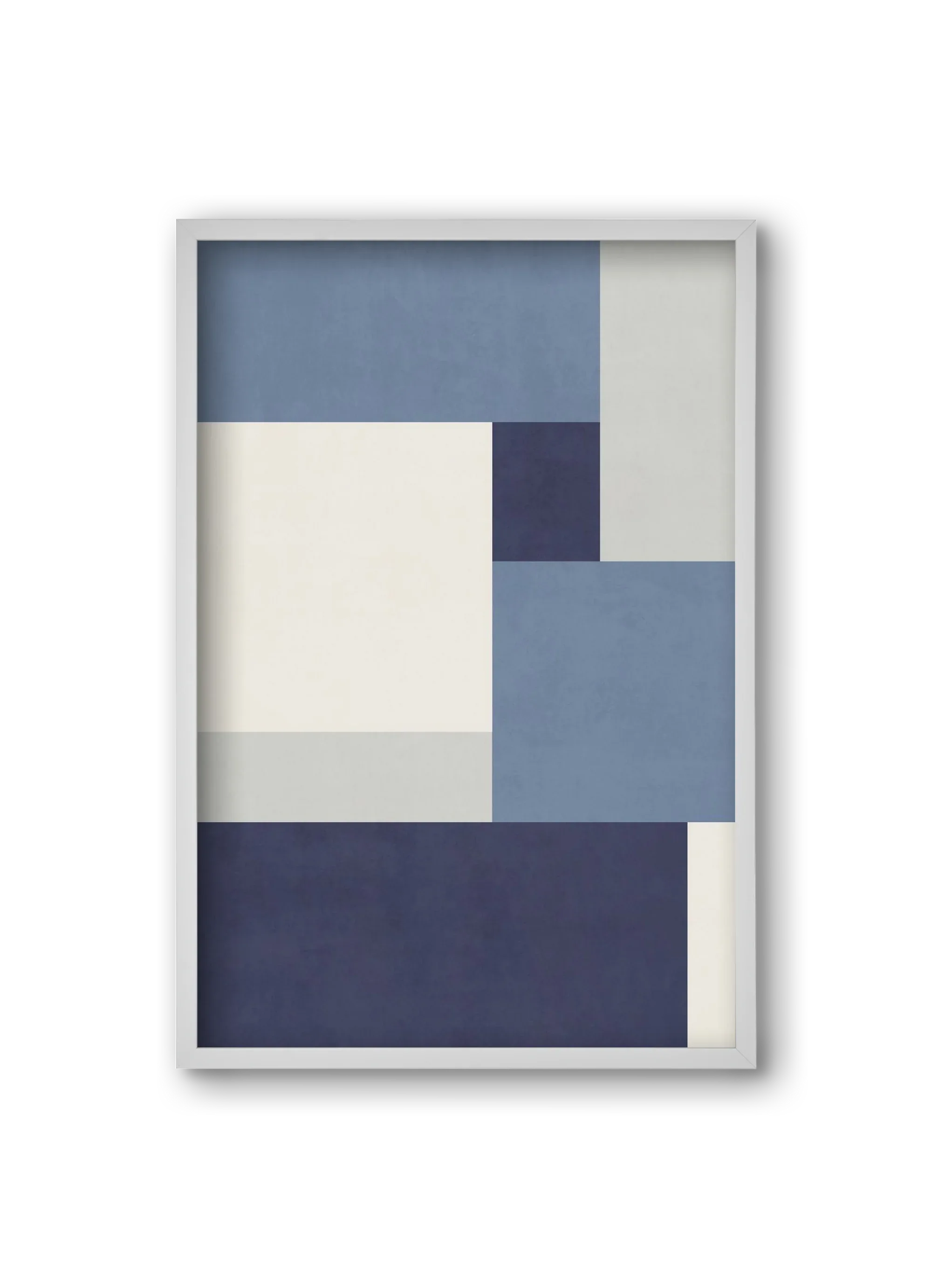 Composition of Geometric Shapes - Blue01 - artbridge