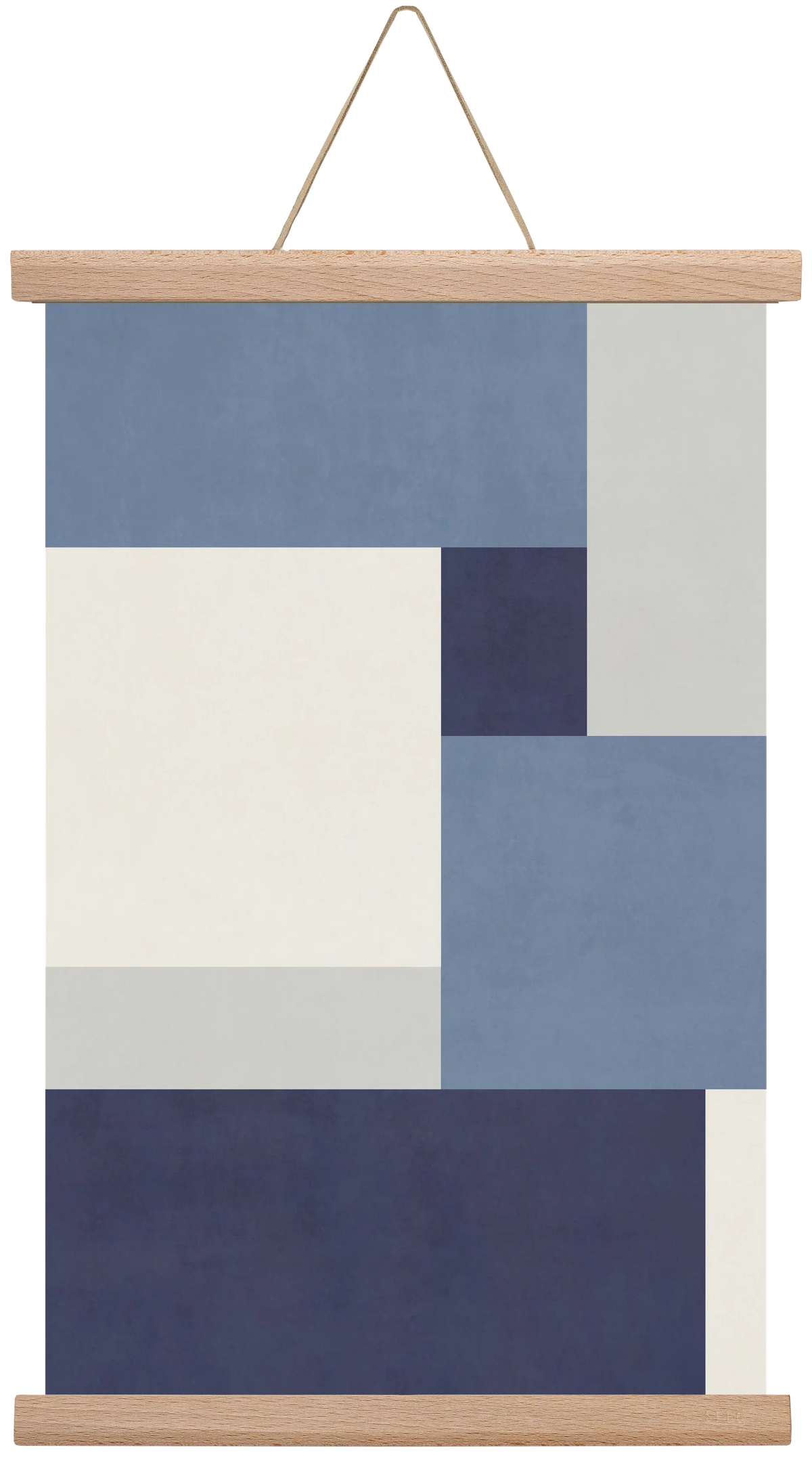 Composition of Geometric Shapes - Blue01 - artbridge