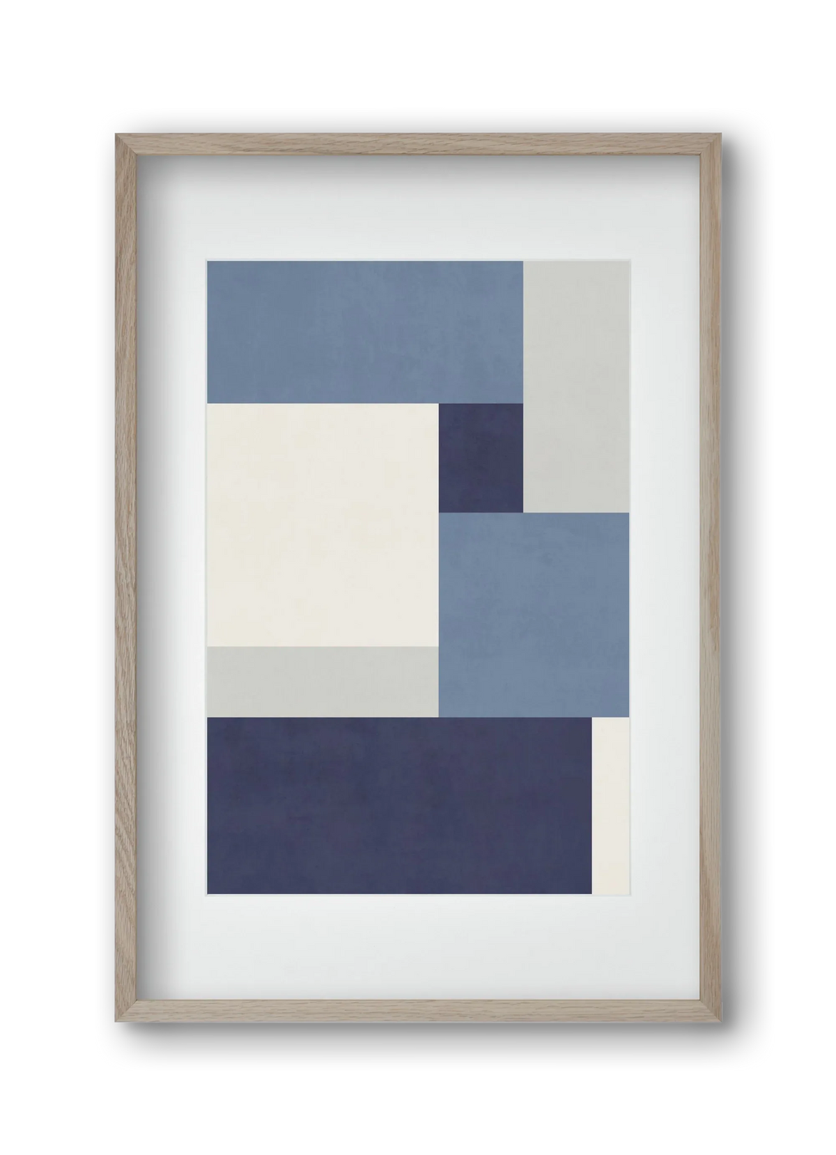 Composition of Geometric Shapes - Blue01 - artbridge