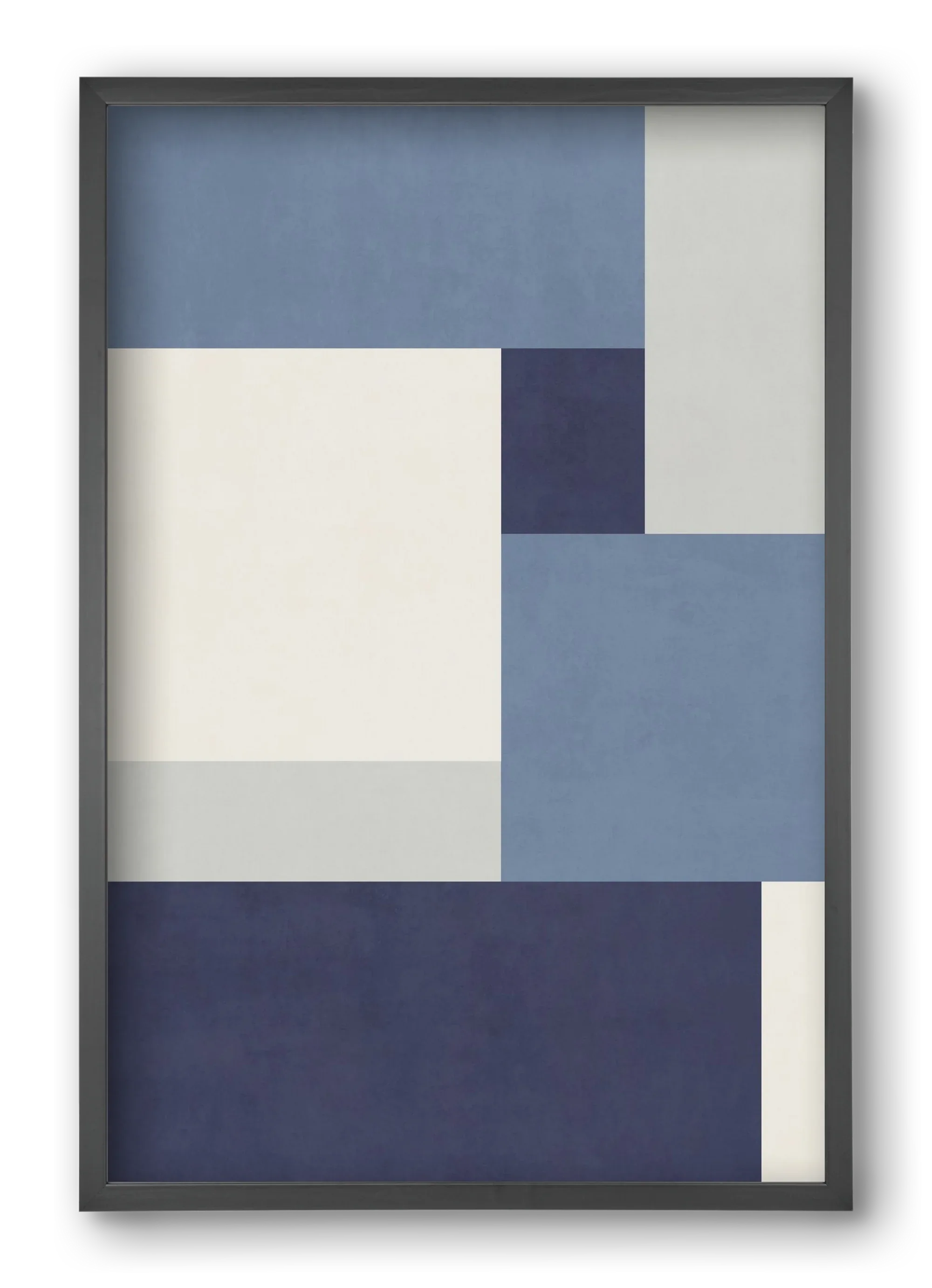 Composition of Geometric Shapes - Blue01 - artbridge