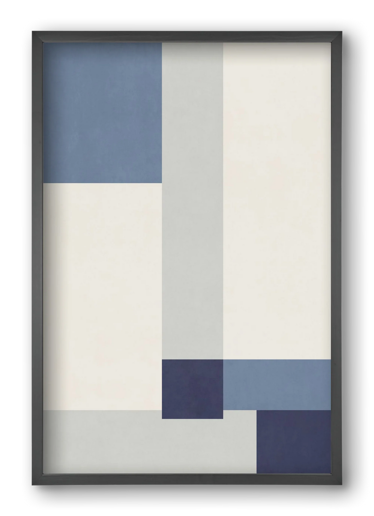 Composition of Geometric Shapes - Blue02 - artbridge