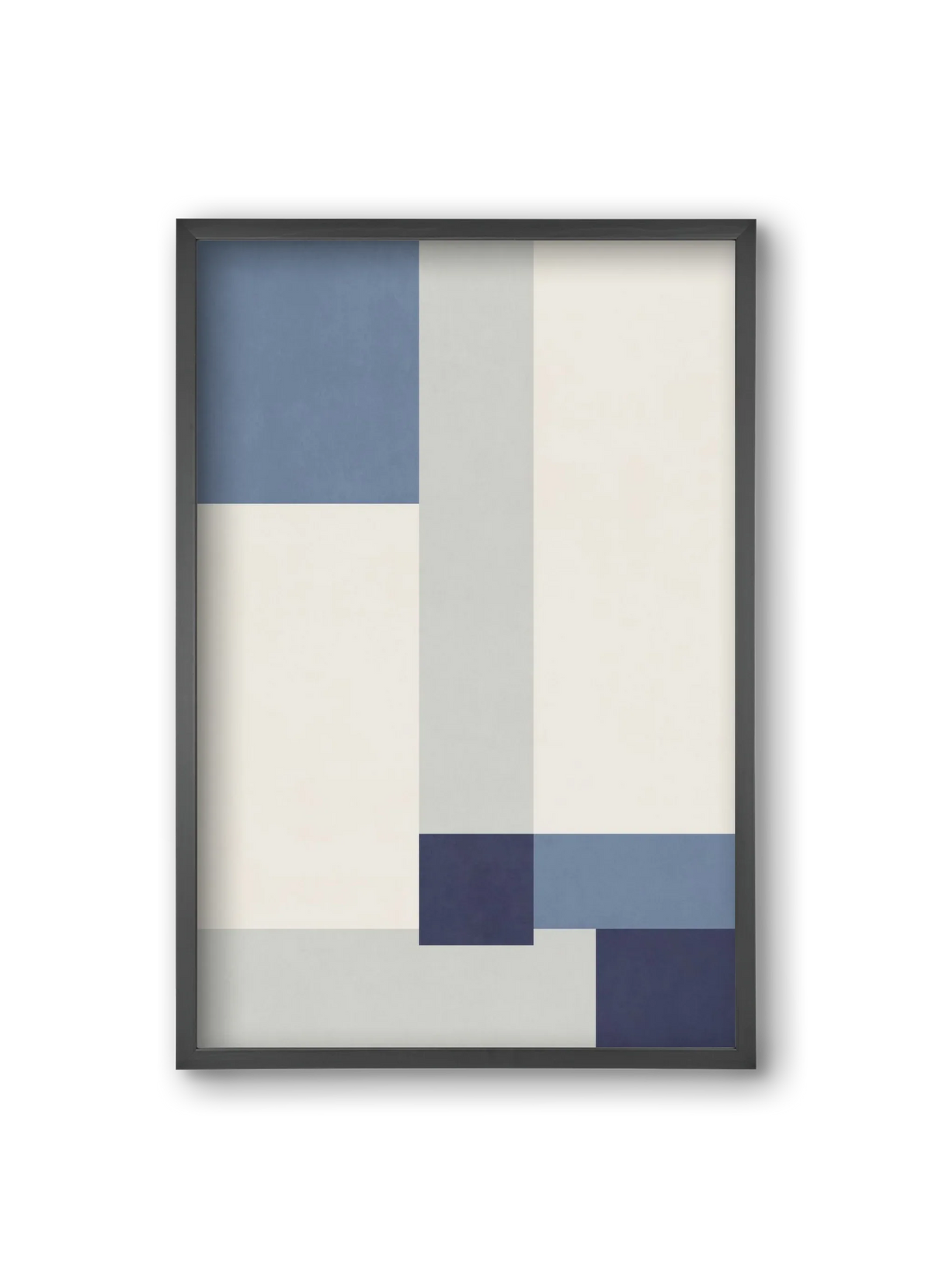 Composition of Geometric Shapes - Blue02 - artbridge
