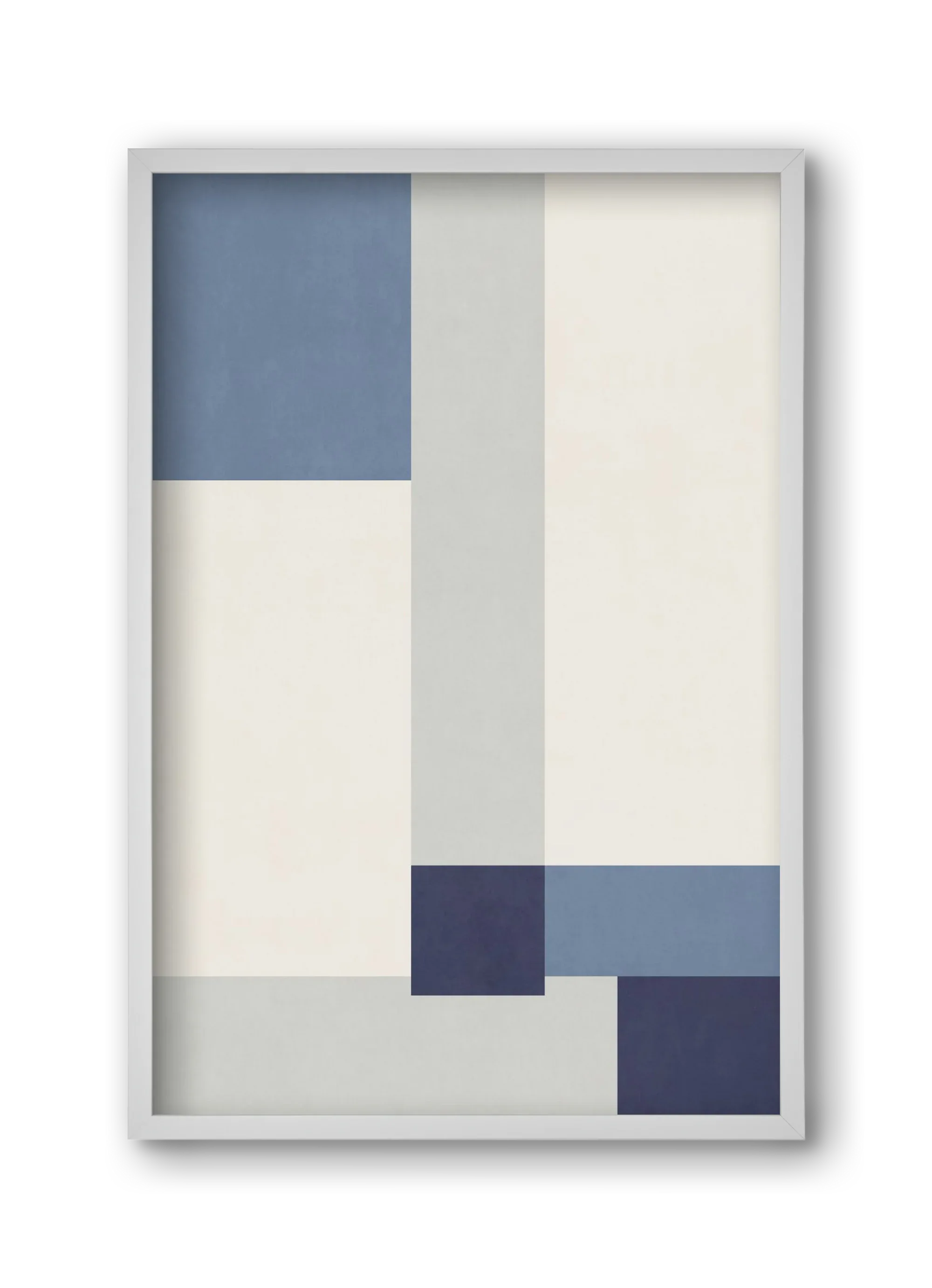 Composition of Geometric Shapes - Blue02 - artbridge
