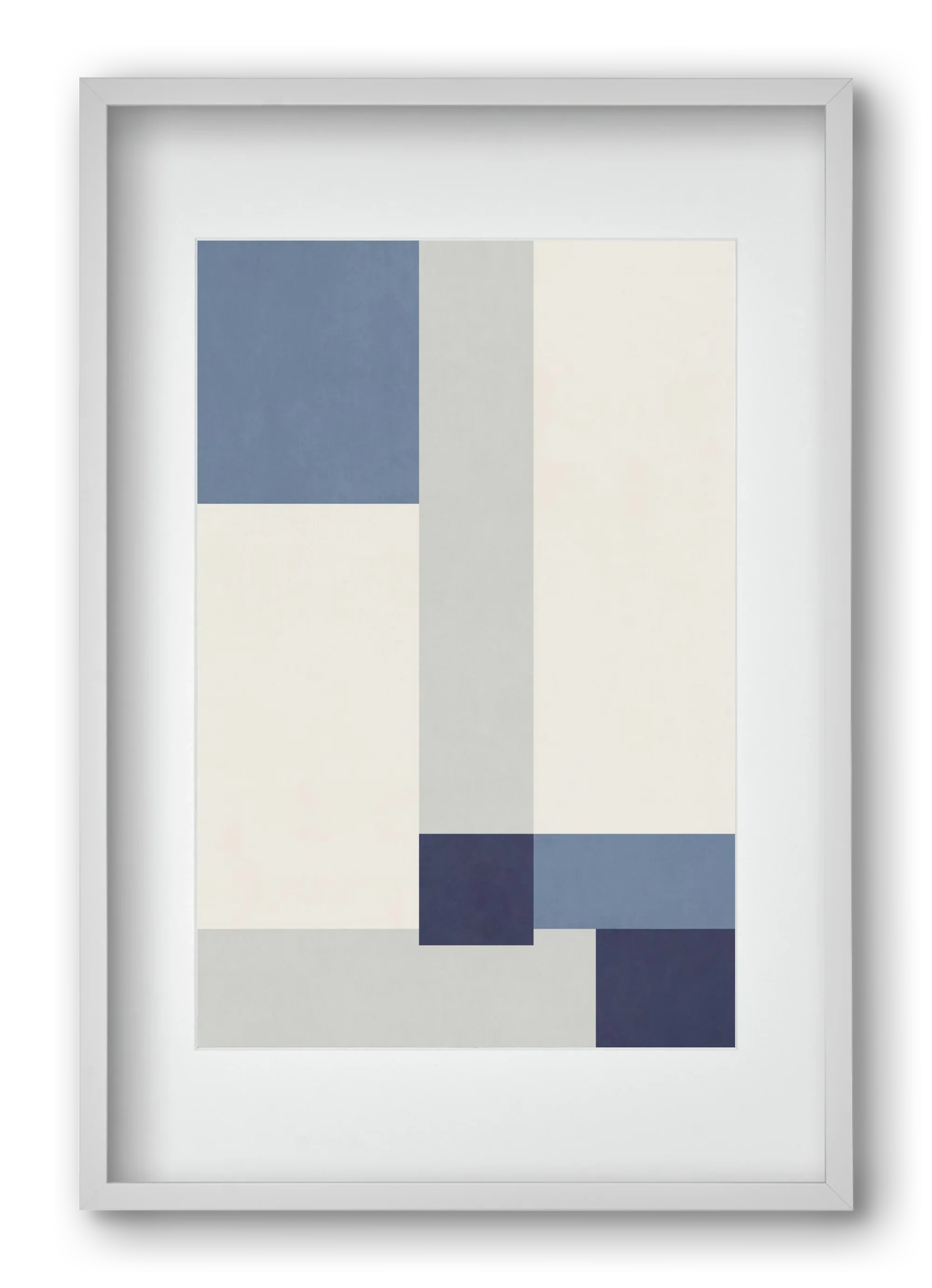 Composition of Geometric Shapes - Blue02 - artbridge