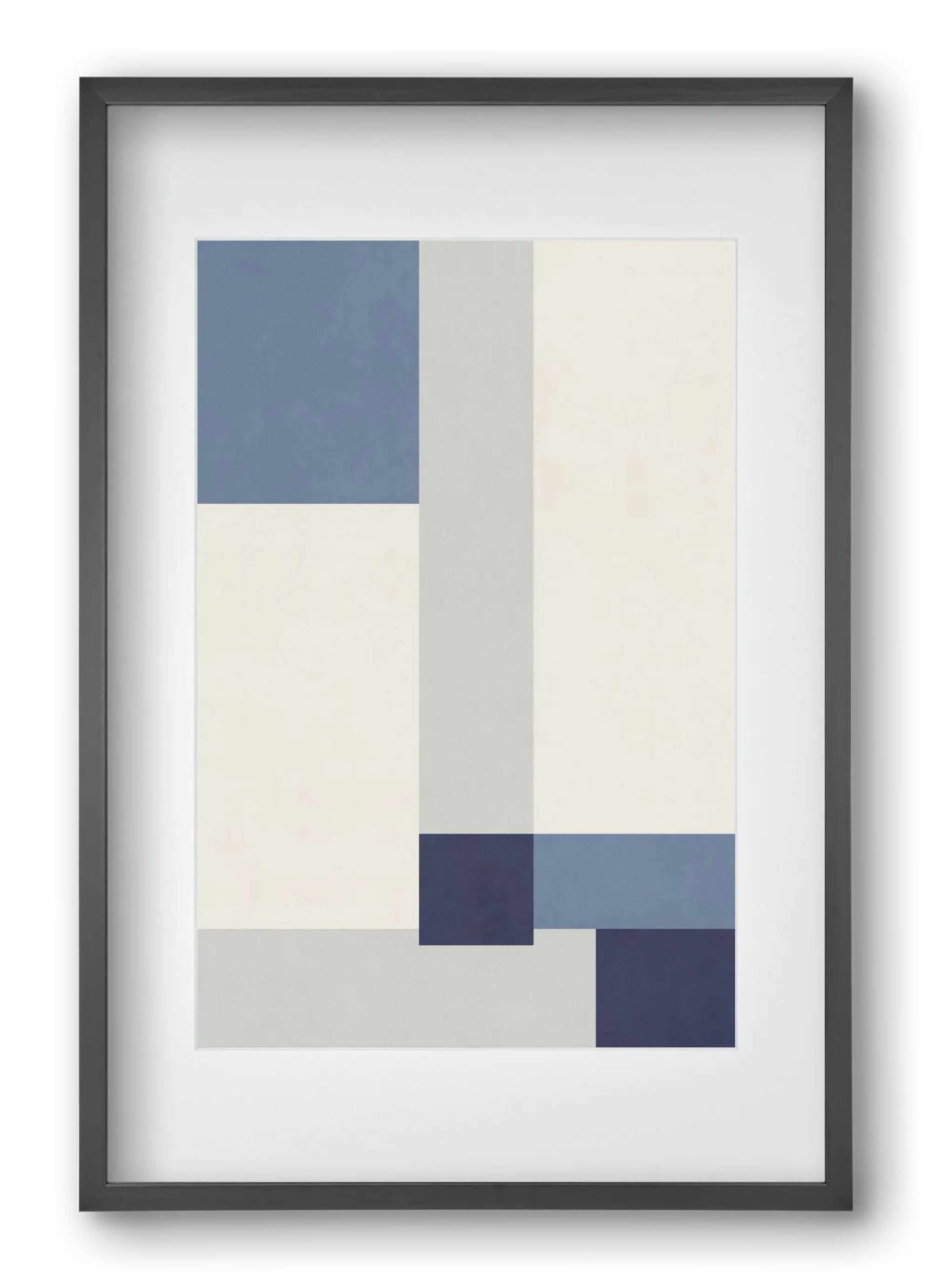 Composition of Geometric Shapes - Blue02 - artbridge