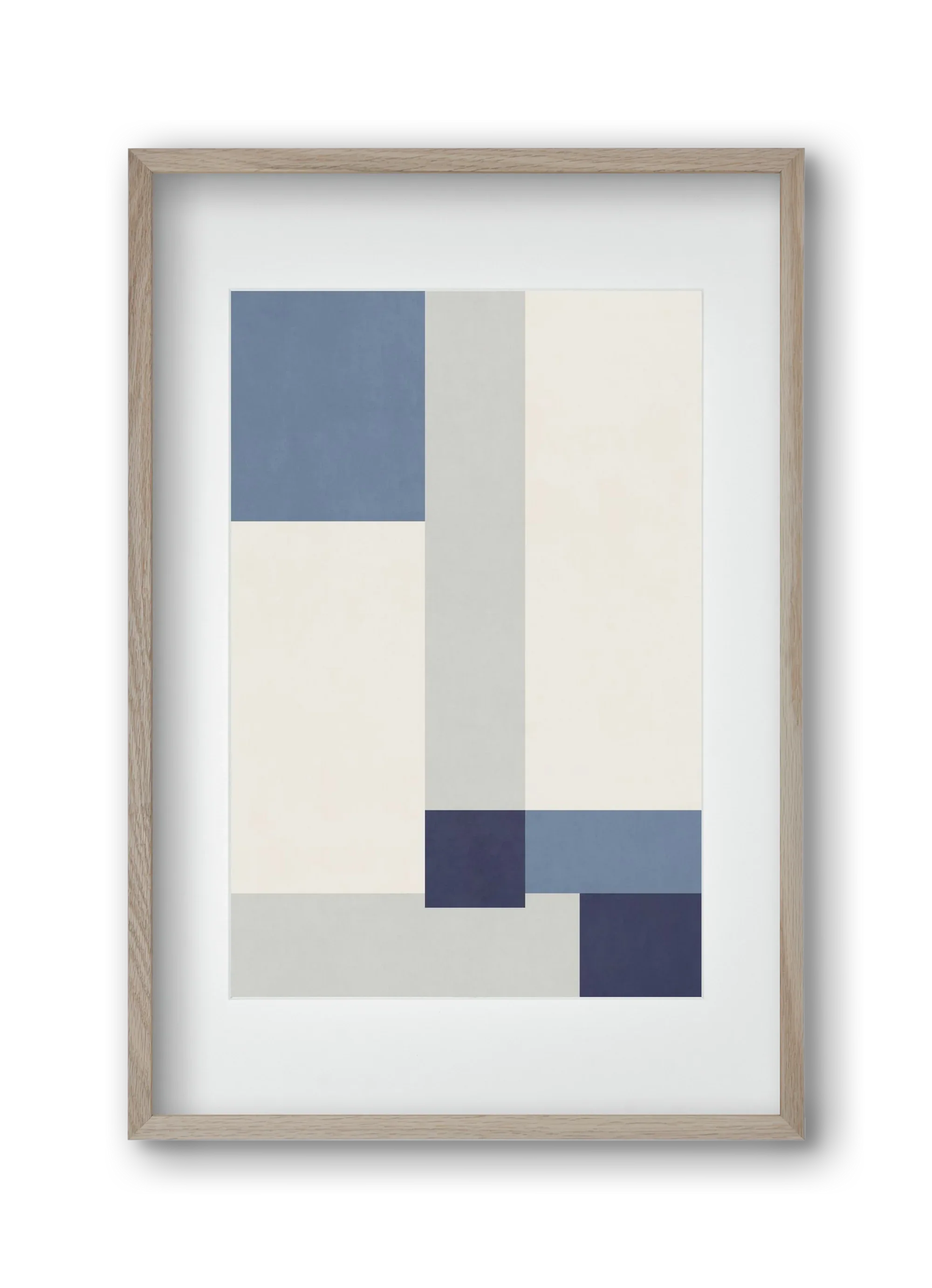 Composition of Geometric Shapes - Blue02 - artbridge