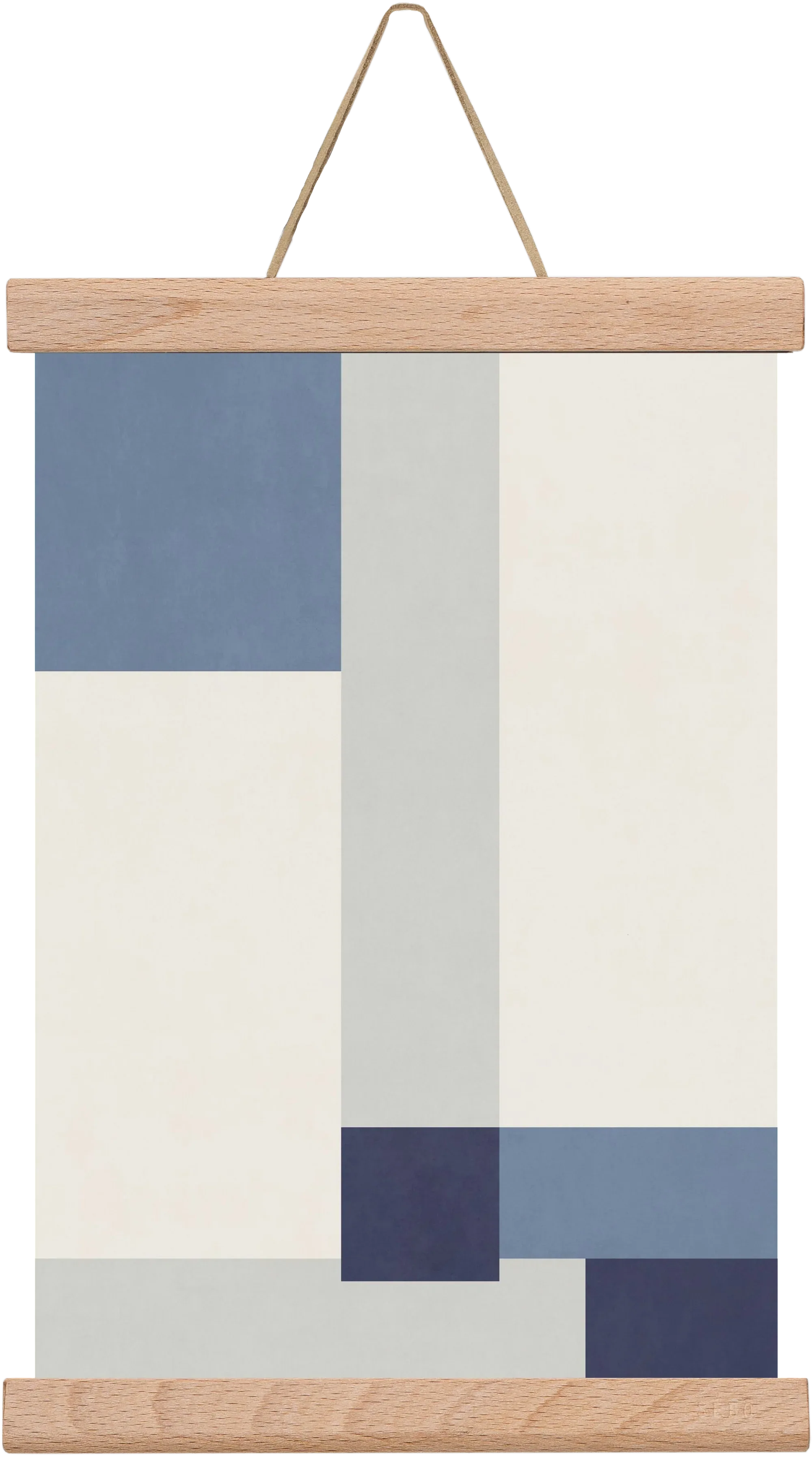 Composition of Geometric Shapes - Blue02 - artbridge