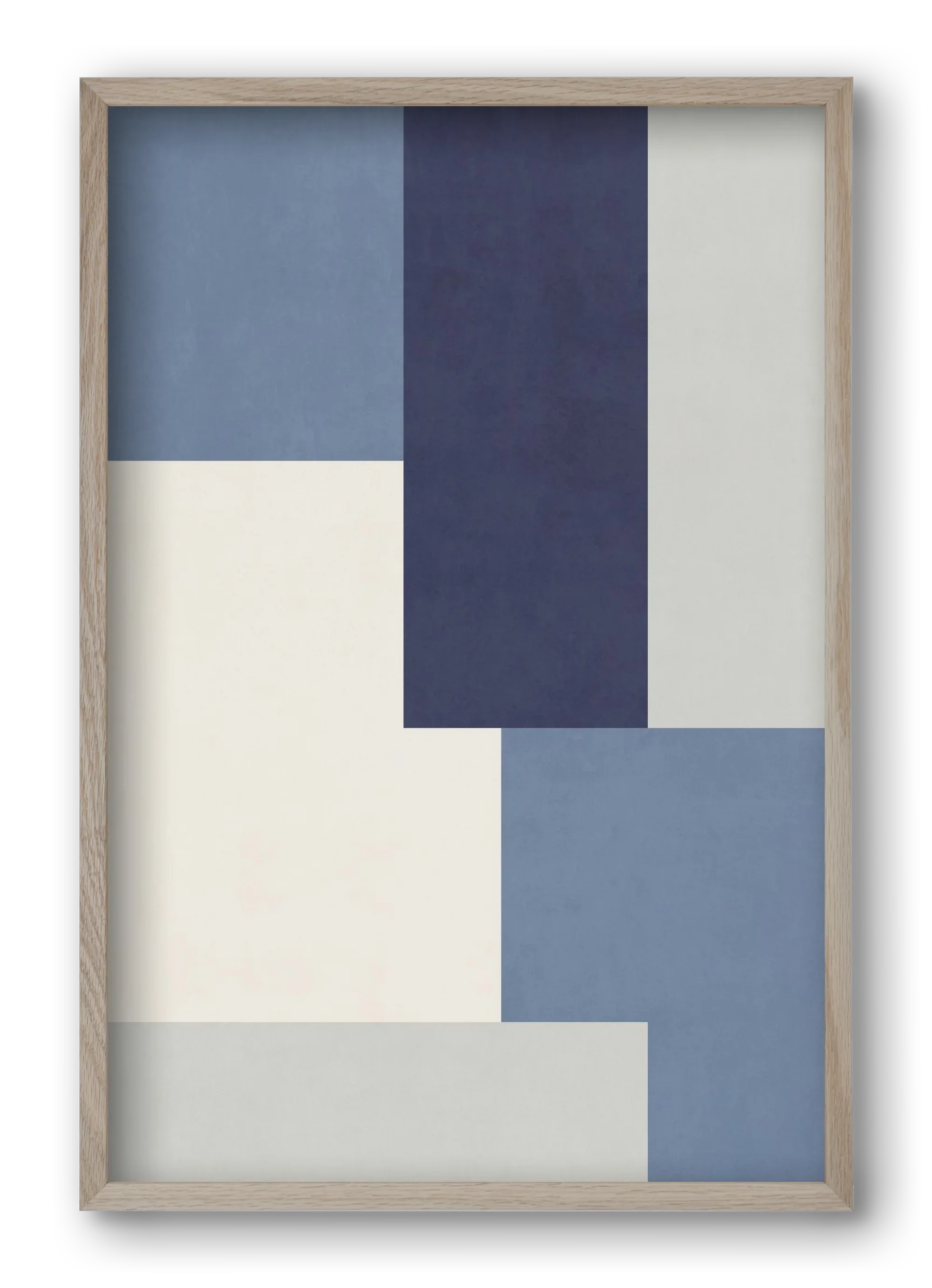 Composition of Geometric Shapes - Blue03 - artbridge