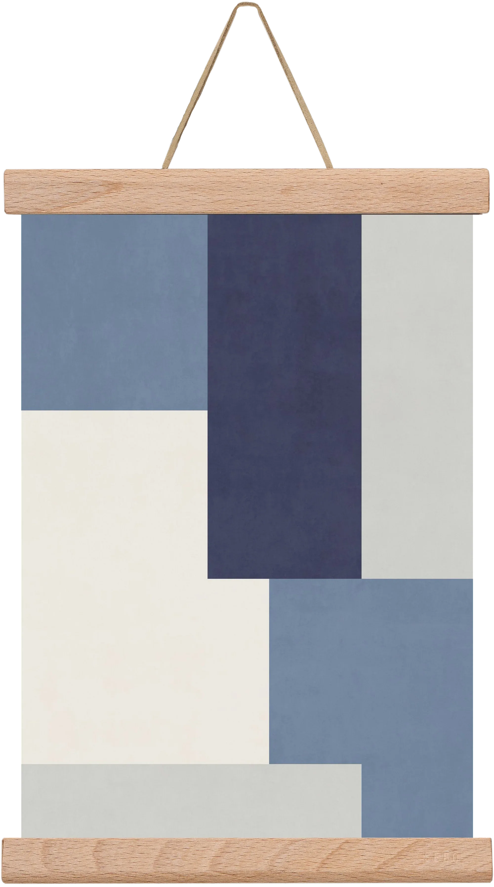 Composition of Geometric Shapes - Blue03 - artbridge