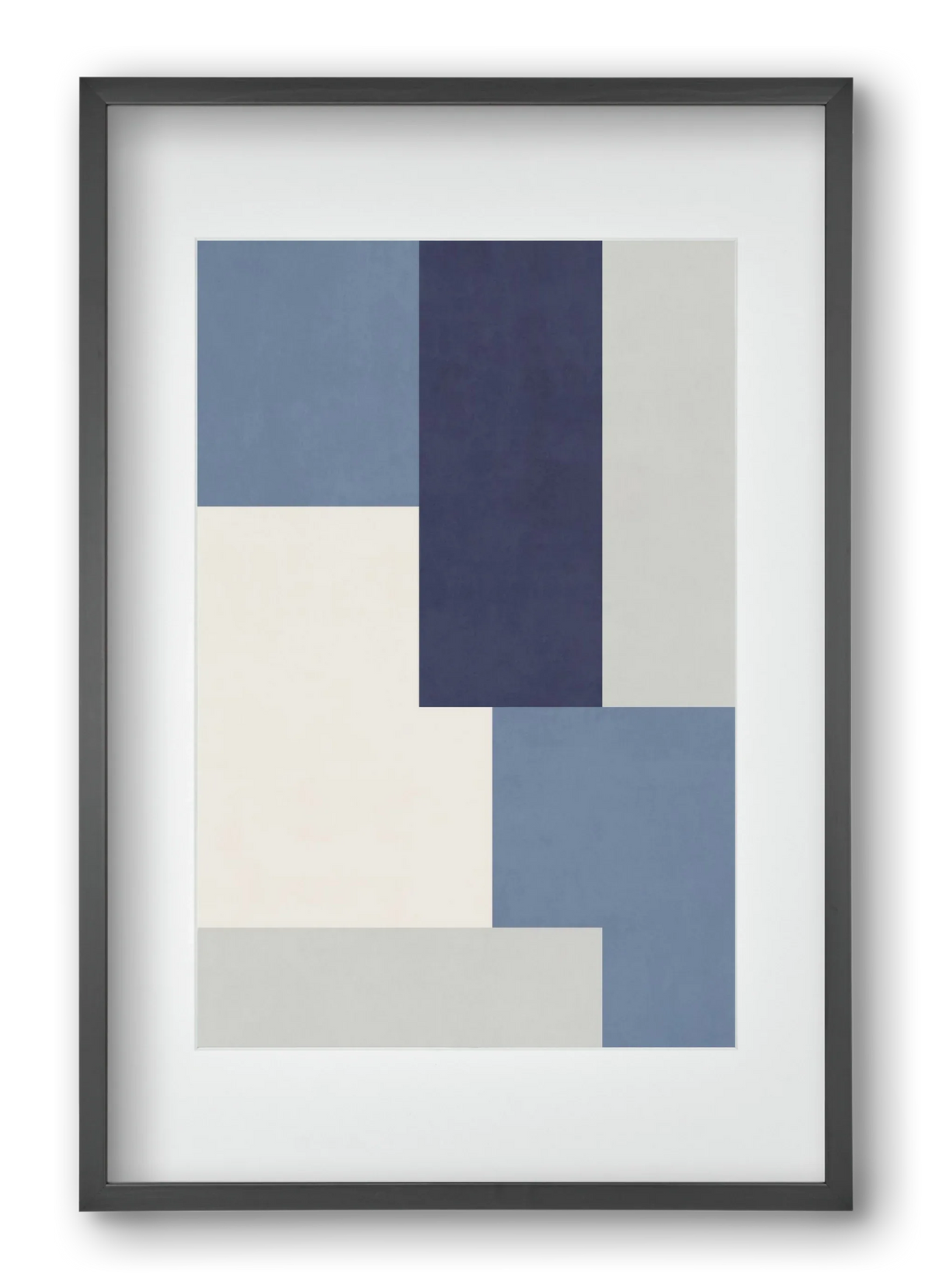 Composition of Geometric Shapes - Blue03 - artbridge